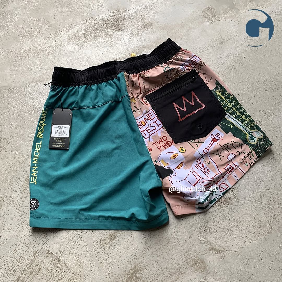 Roark Roark, Run Amok x Jean Michel Basquiat Serrano 5” Short Size US 28 / EU 44 - 6 Thumbnail