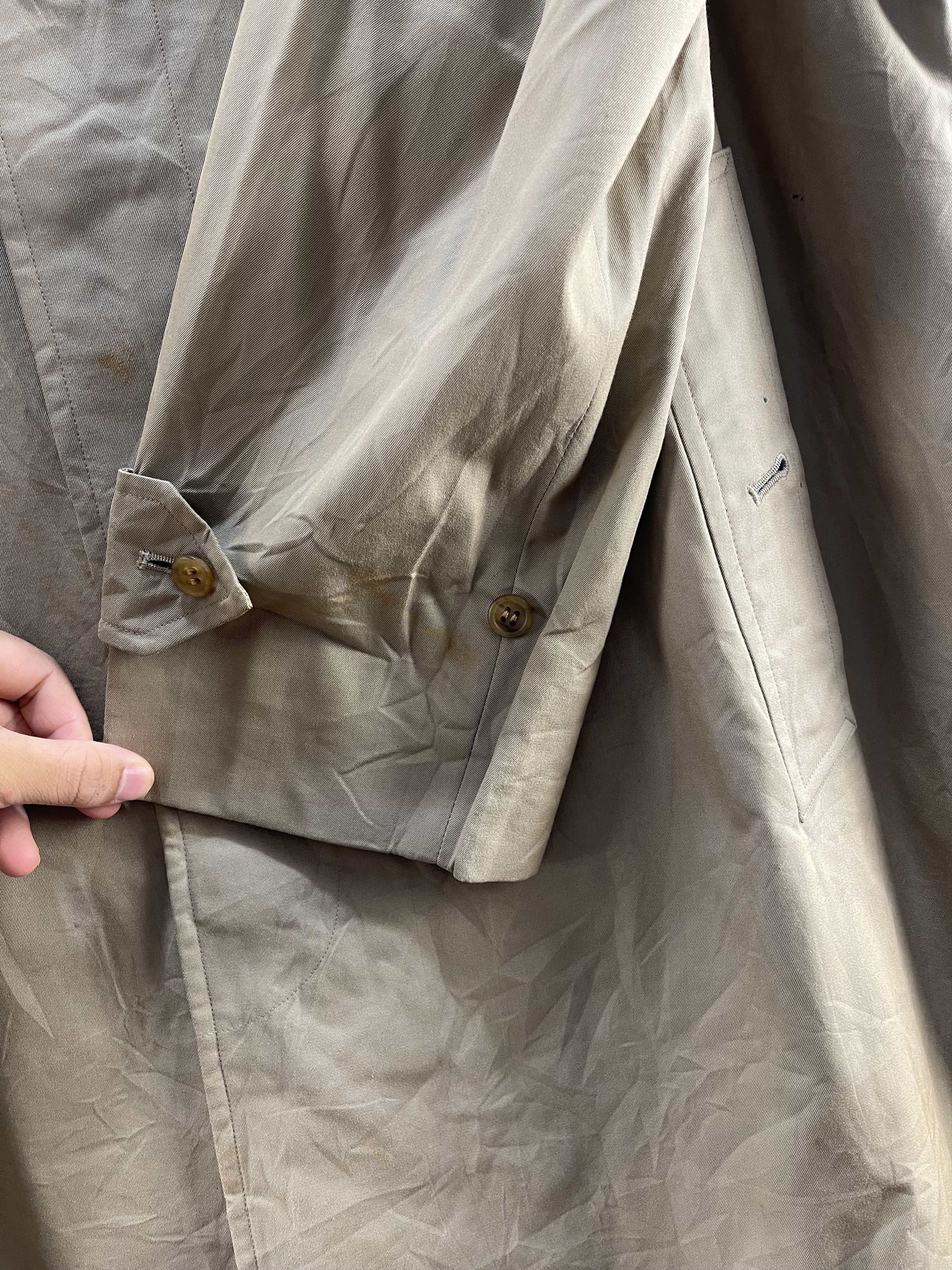 Burberry × Burberry Prorsum Vintage Burberrys Prorsum Trench Coat Jacket Size M / US 6-8 / IT 42-44 - 15 Thumbnail