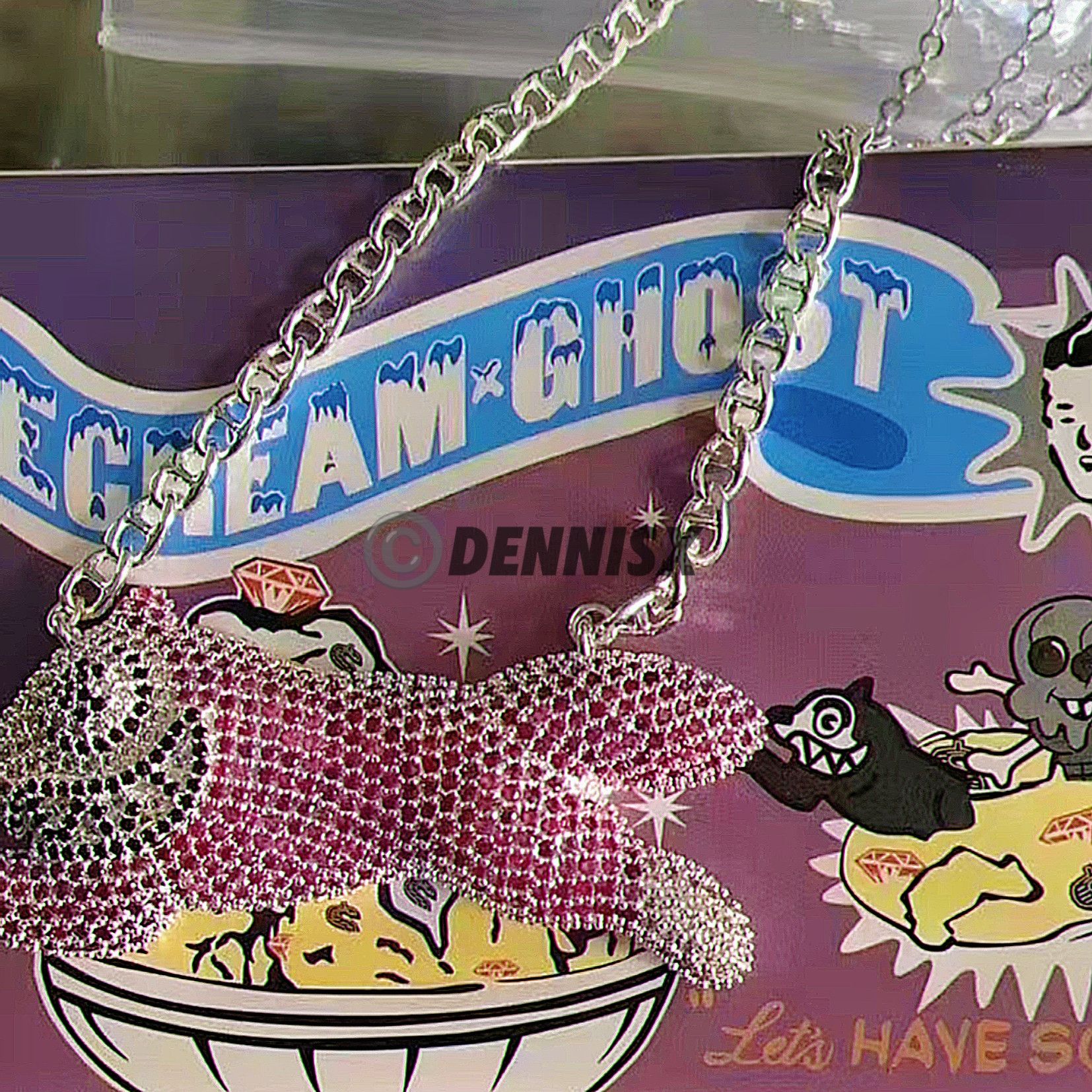 Billionaire Boys Club × Icecream BBC X ICECREAM X GHOST 925Silver