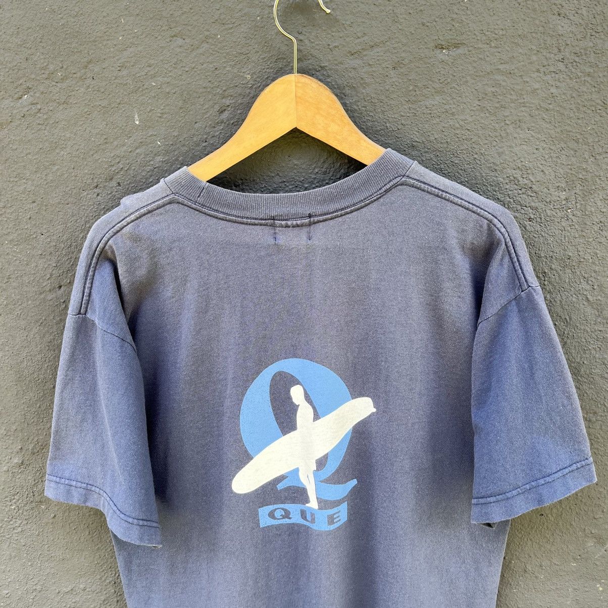 Vintage Thrashed Faded Vintage 90s Que Surfing Brand Tee Size US L / EU 52-54 / 3 - 2 Thumbnail