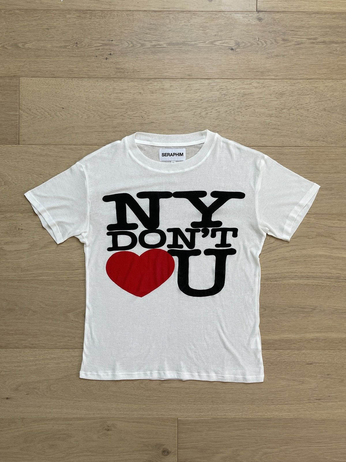 Other SERAPHIM | NY DONT <3 U tee Size US M / EU 48-50 / 2 - 1 Thumbnail