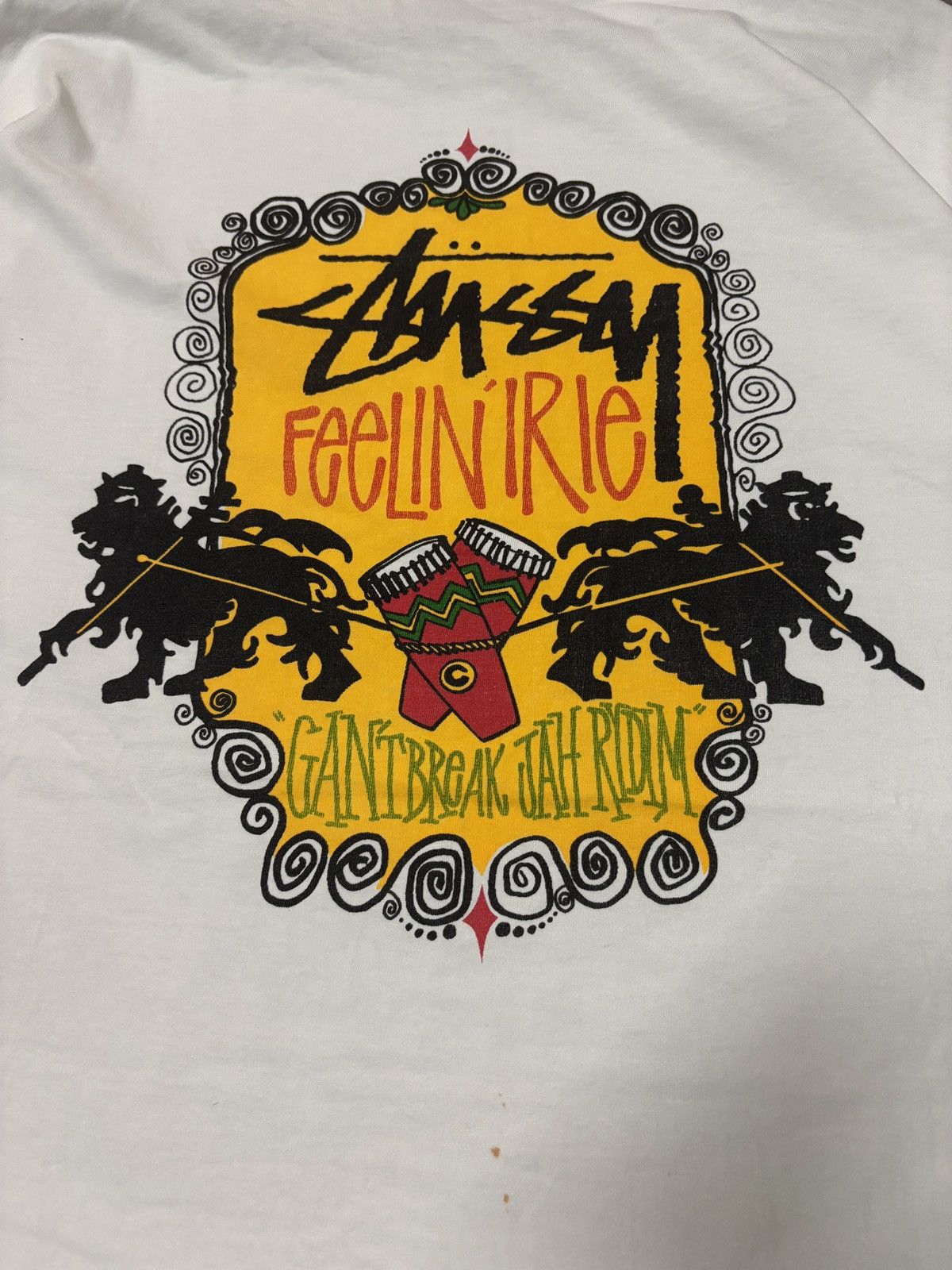 Stussy 💥RARE💥VINTAGE STUSSY FEELIN IRIE LONGSLEEVE 🔥 Size US XL / EU 56 / 4 - 6 Thumbnail