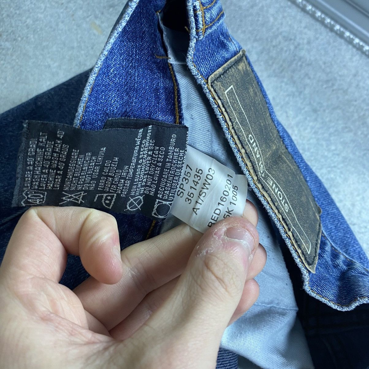 Stone Island Stone Island jeans Italy designer denim streetwear logo 00s Size US 32 / EU 48 - 11 Thumbnail