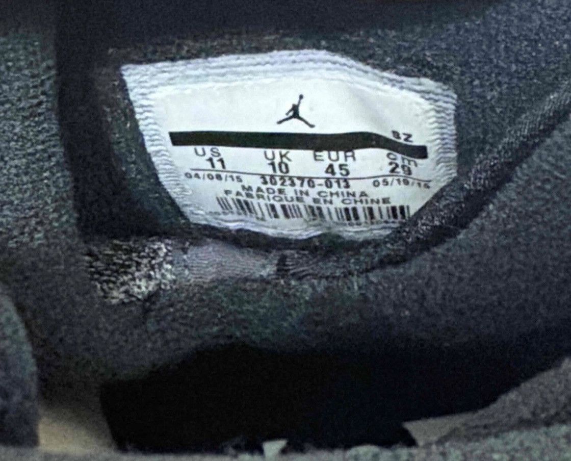 Jordan Brand Air Jordan 9 Retro Anthracite Black Size 11 Brand New w/ Box Size US 11 / EU 44 - 6 Thumbnail