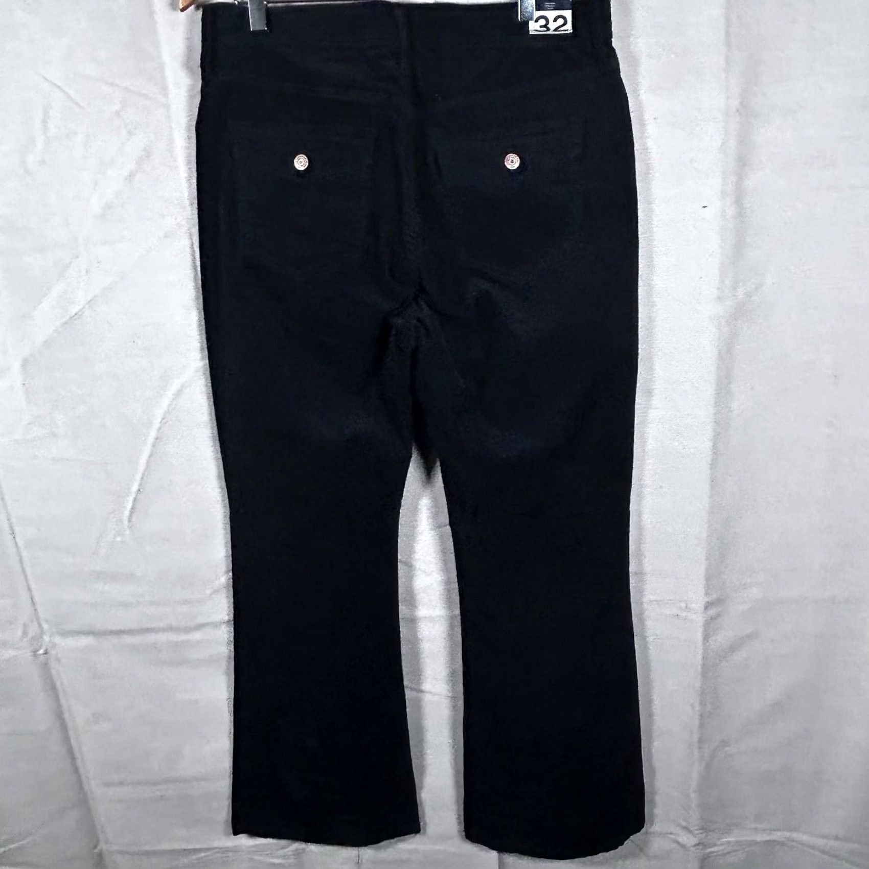 Gap Gap 70s Flare High Rise Corduroy Pants Womens 32 Black NWT Size 24" / US 00 / IT 34 - 2 Thumbnail