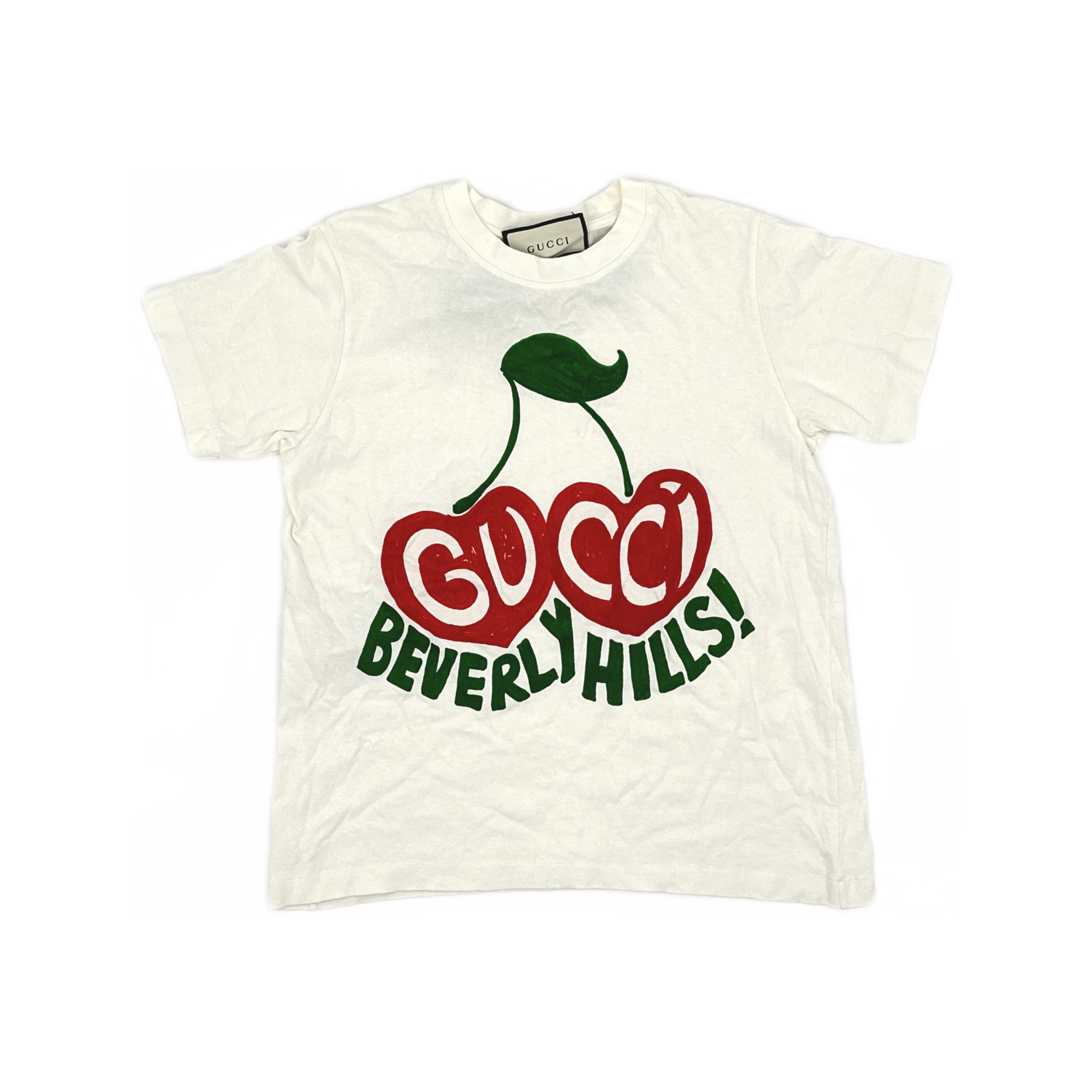Gucci Gucci Beverly Hills Cherry Logo T-Shirt Size XS Size XS / US 0-2 / IT 36-38 - 1 Thumbnail