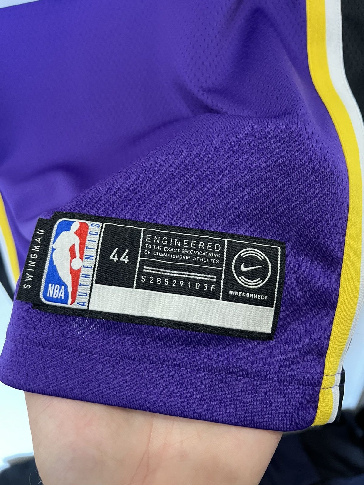 NBA Nike Lakers James Lebron Purple Jersey Shirt NBA 2019 Size US M / EU 48-50 / 2 - 5 Thumbnail