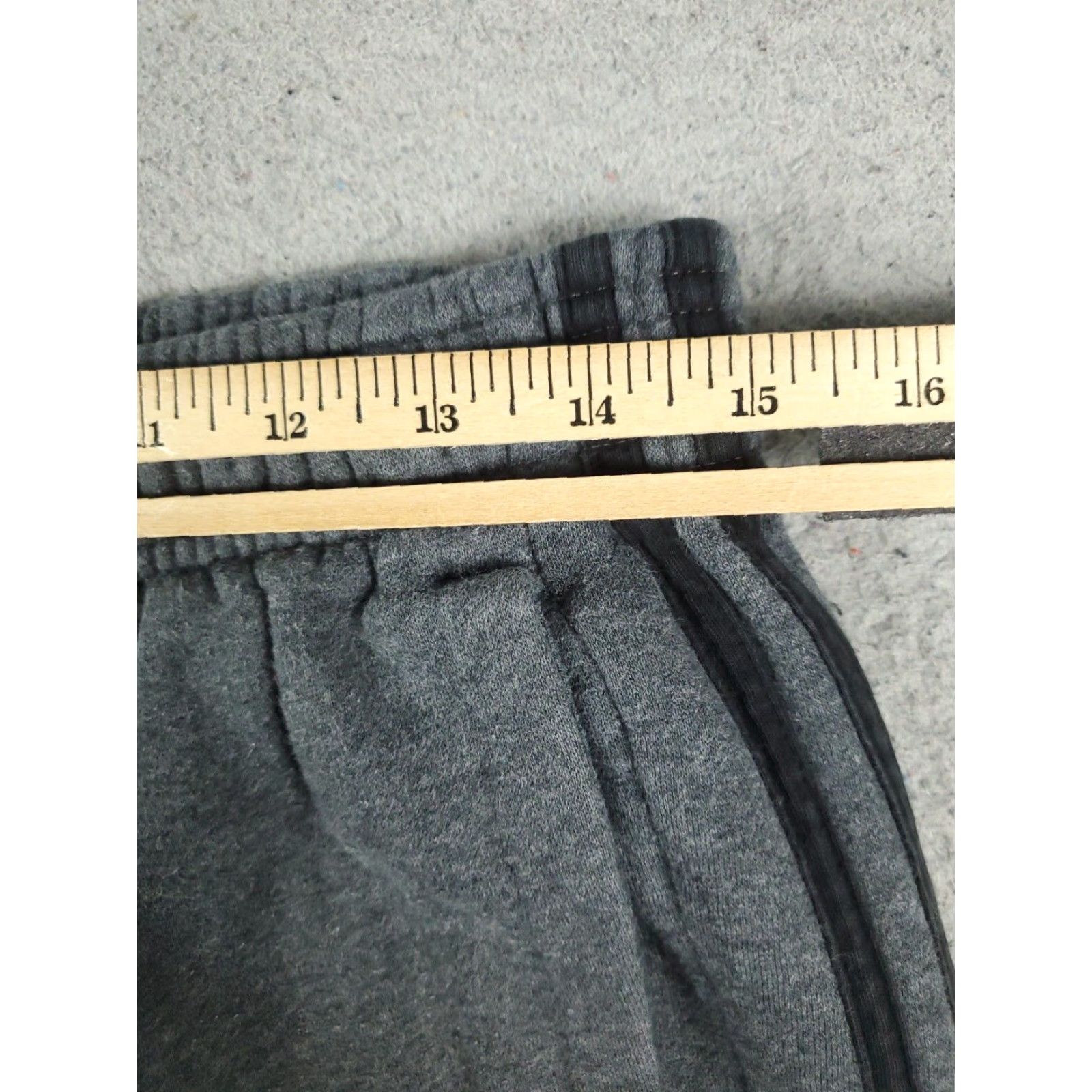 Adidas Adidas Pants Mens Medium Gray Running Track Joggers Sweatpants Size US 31 - 3 Thumbnail