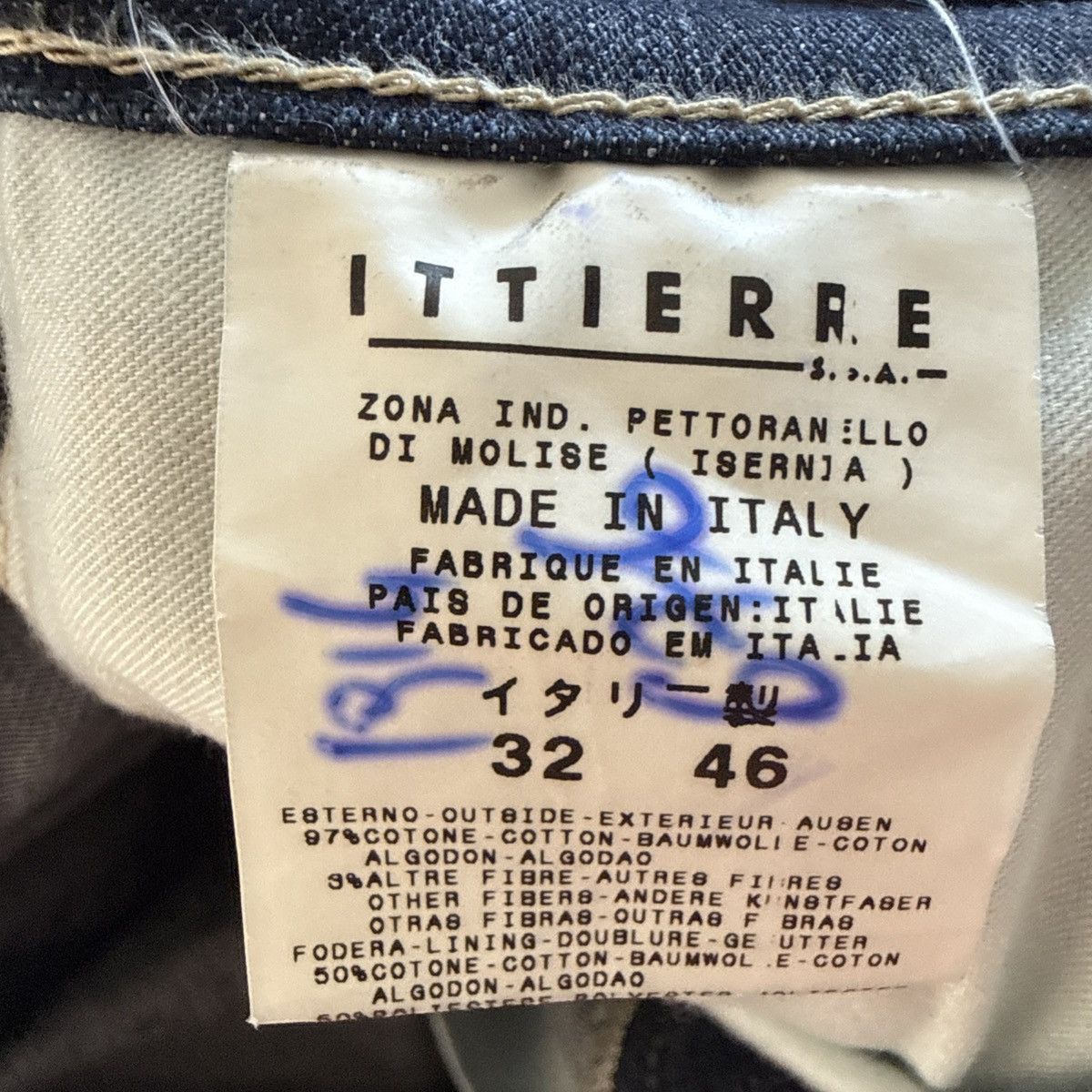 Versace Jeans Couture Versace Jean Couture Vintage Dark Blue Jeans size 32 Size US 32 / EU 48 - 6 Thumbnail