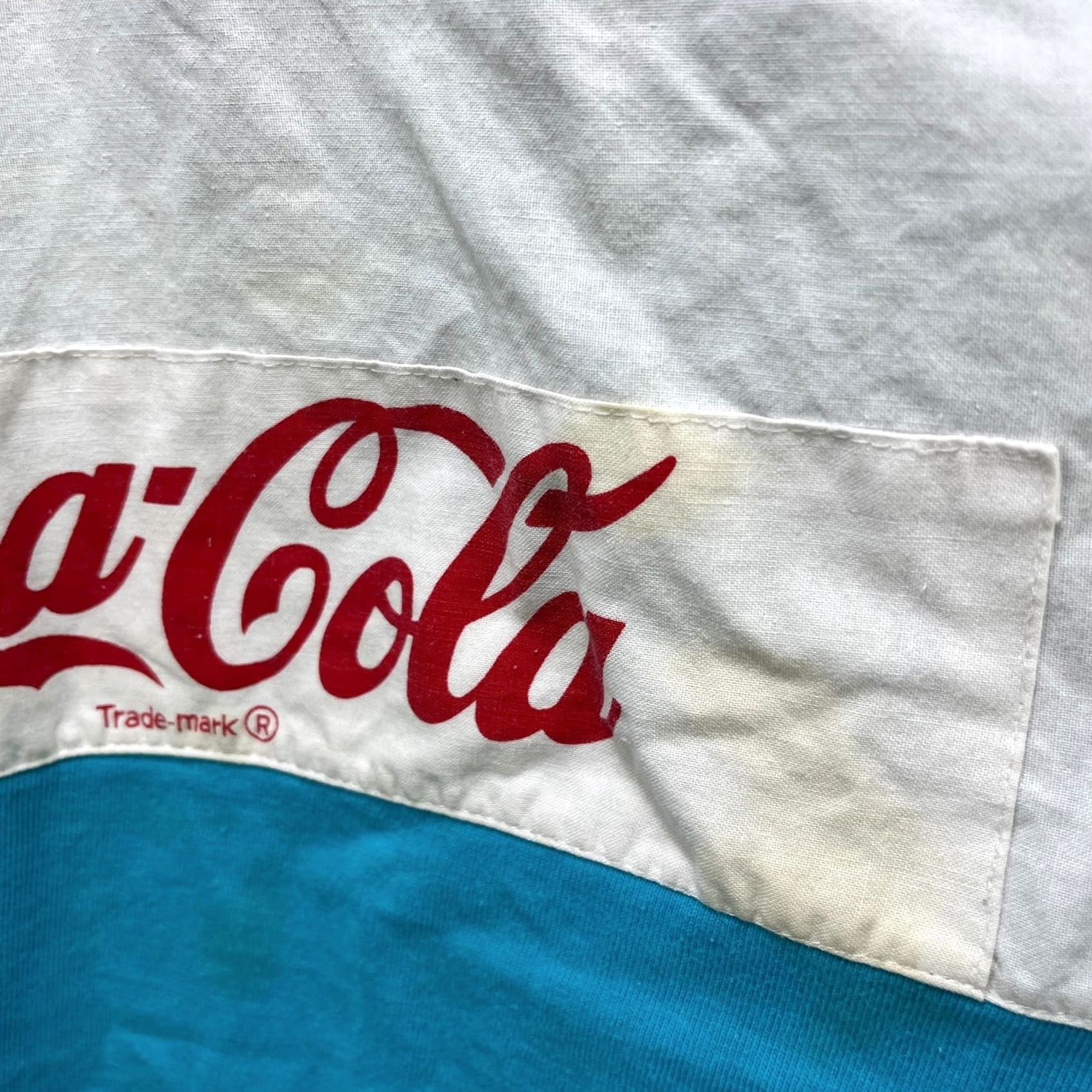 Vintage VINTAGE Coca-Cola Rugby Polo Shirt M Boys Blue Striped 90s Mens Size US M / EU 48-50 / 2 - 4 Thumbnail