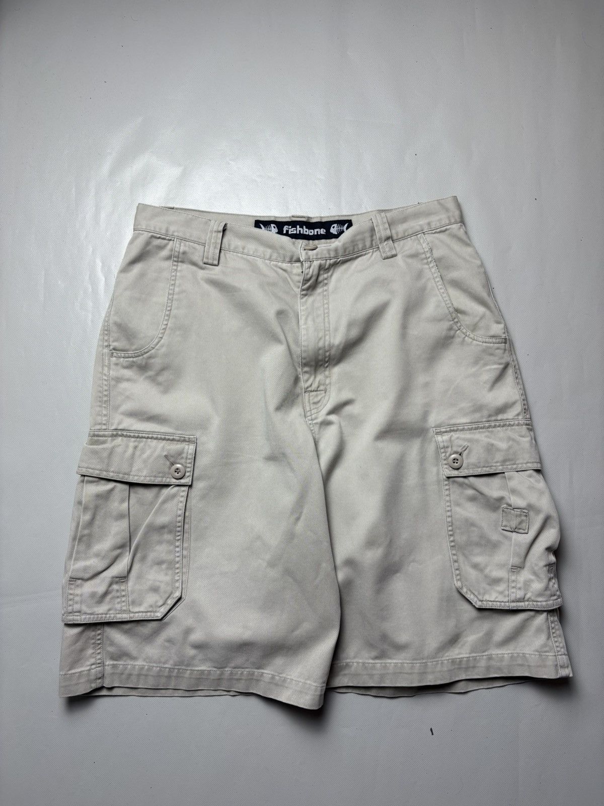 Vintage Fish Bone Vintage Cargo Shorts Size US 33 - 1 Thumbnail