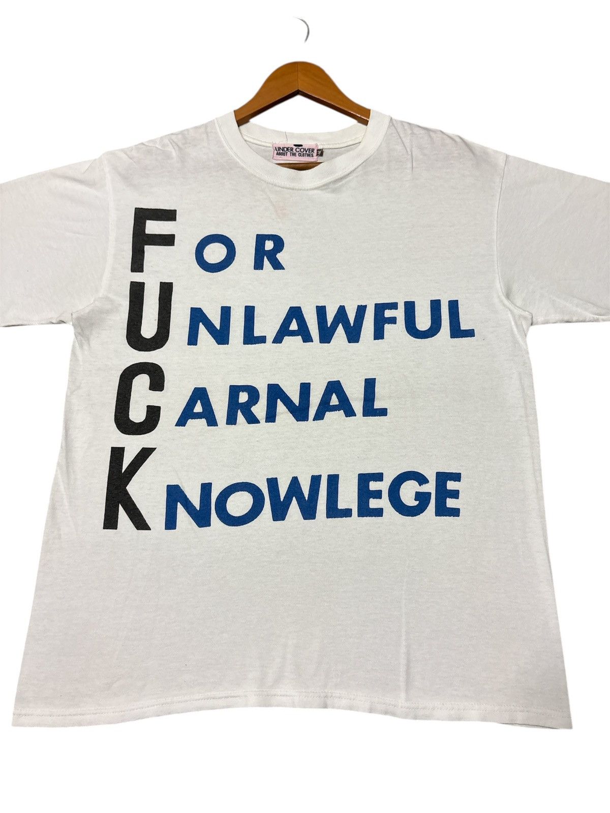 Undercover 💸BINDING OFFER💸VINTAGE 90S UNDERCOVER F.U.C.K TEE💥 Size US M / EU 48-50 / 2 - 4 Thumbnail