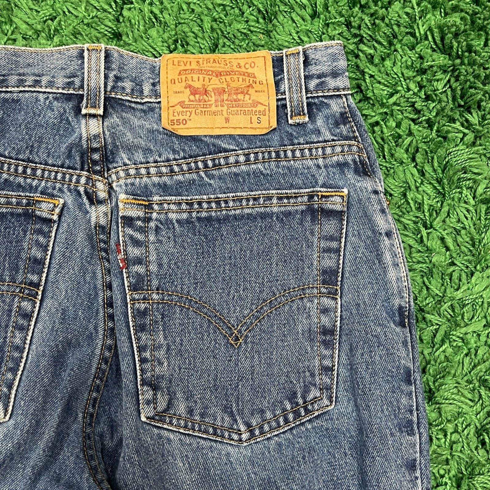 Levi's × Vintage Vintage 90s Levis 550 Relaxed Fit Tapered Leg Womens Size 8 Size 30" / US 8 / IT 44 - 7 Thumbnail