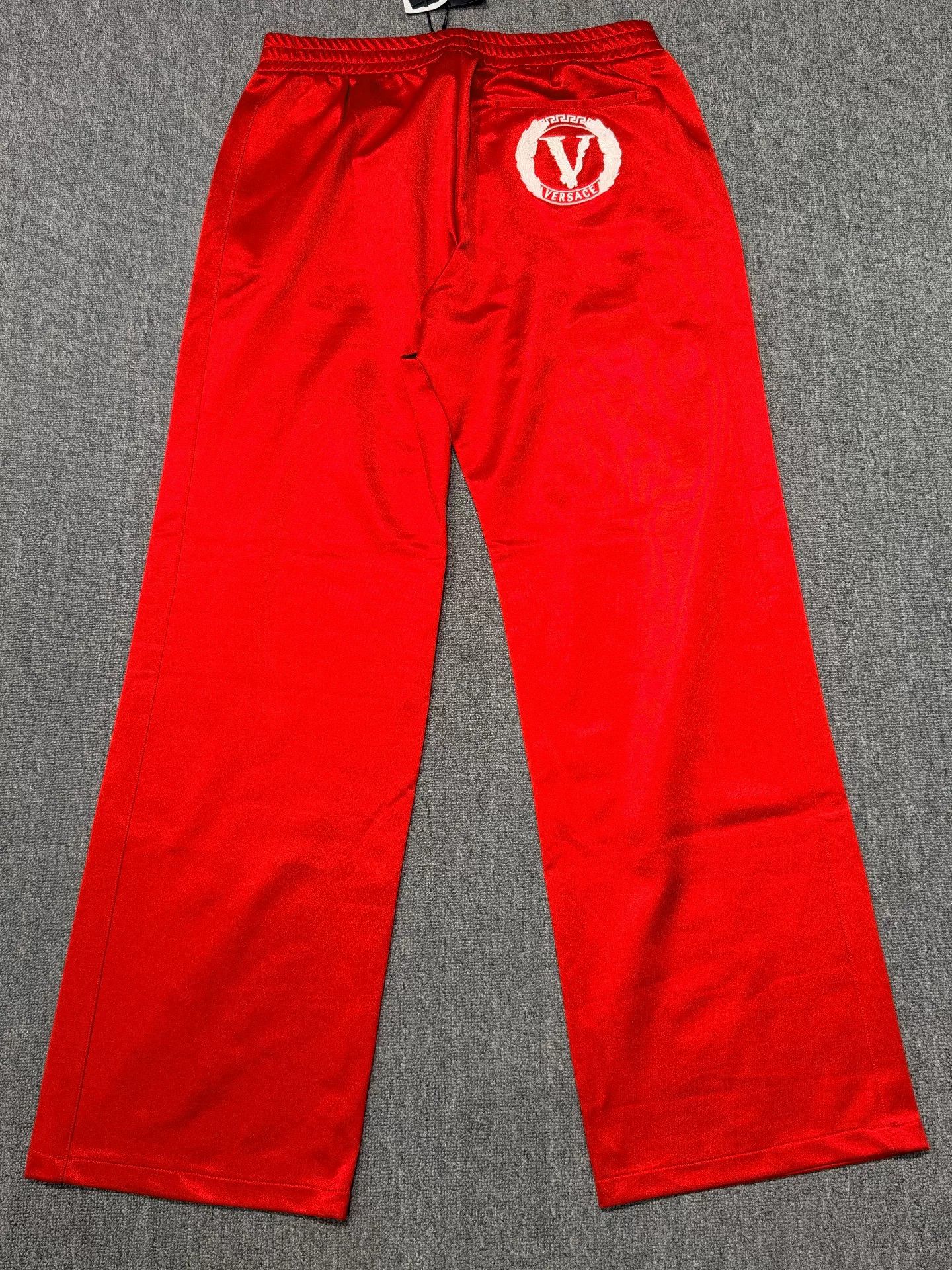 Versace VERSACE Red Casual Pants Size US 26 / EU 42 - 1 Thumbnail