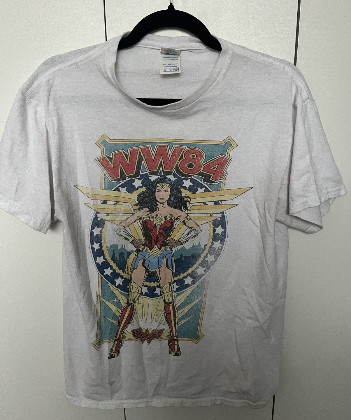 DC Comics × Vintage Vintage Wonder Woman 1984 WW84 Delta Pro Weight Shirt Medium Size US M / EU 48-50 / 2 - 1 Thumbnail