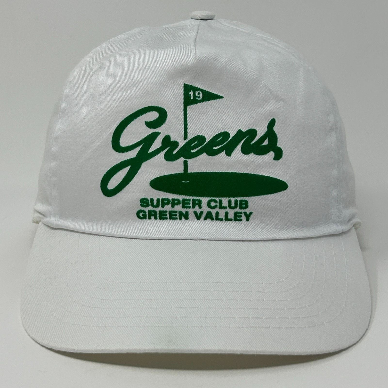 Vintage Vintage 90s Greens Supper Club Green Valley Hat Baseball Cap Size ONE SIZE - 1 Thumbnail