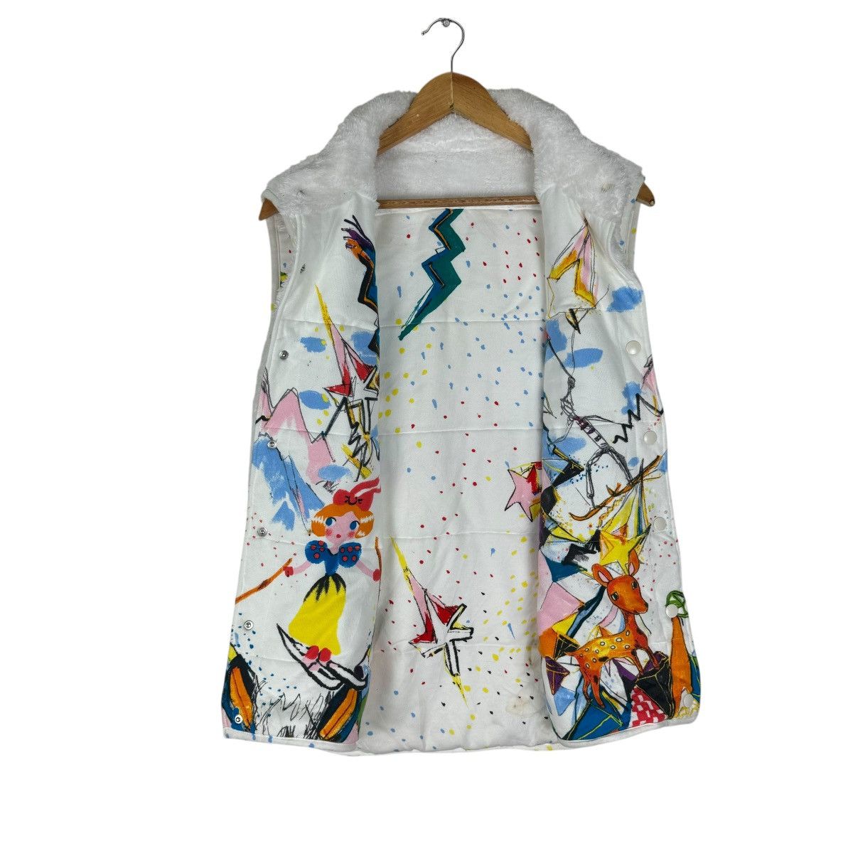 Issey Miyake 🔥TSUMORI CHISATO SLEEP IS ART FLORAL VEST Size US L / EU 52-54 / 3 - 9 Thumbnail