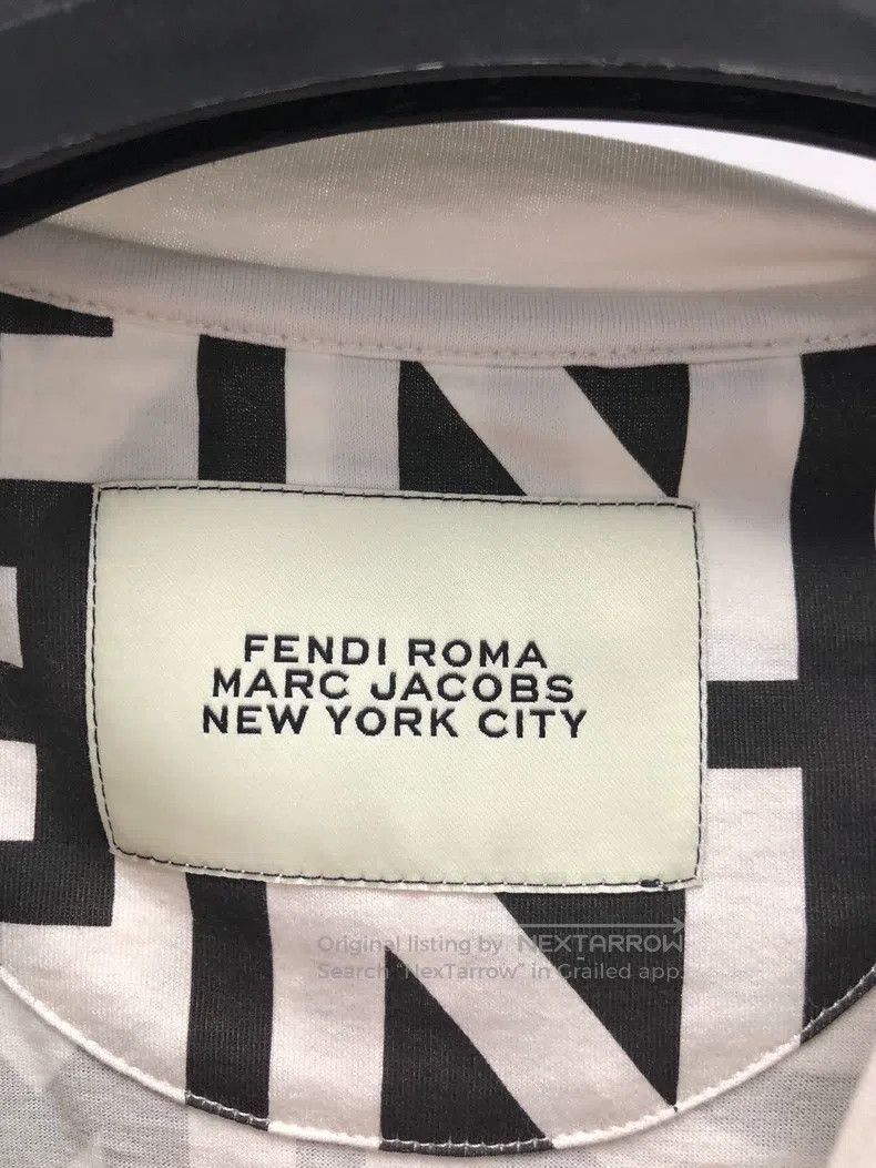Fendi Fendi Embroidered Logo Short Sleeve T-Shirt - White Size S / US 4 / IT 40 - 3 Thumbnail