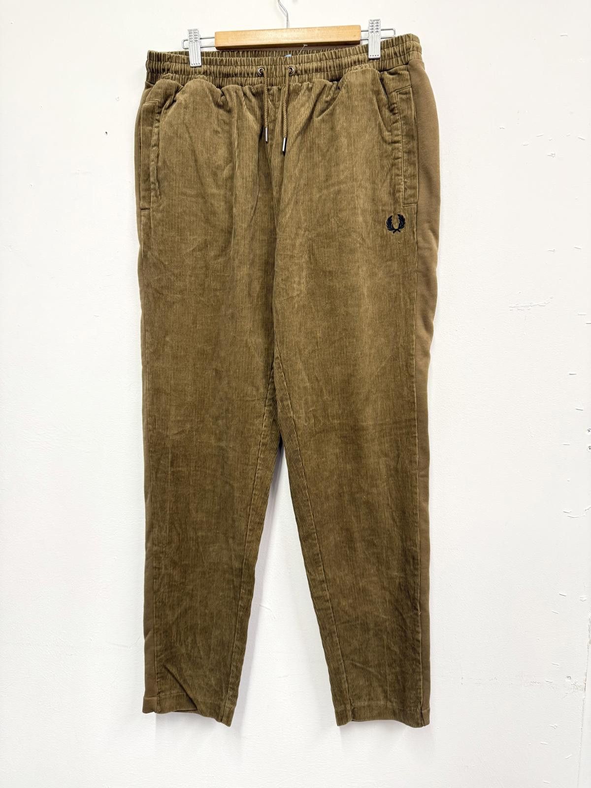 Fred Perry Fred Perry Brown Corduroy Trousers Size M Size US 32 / EU 48 - 1 Thumbnail