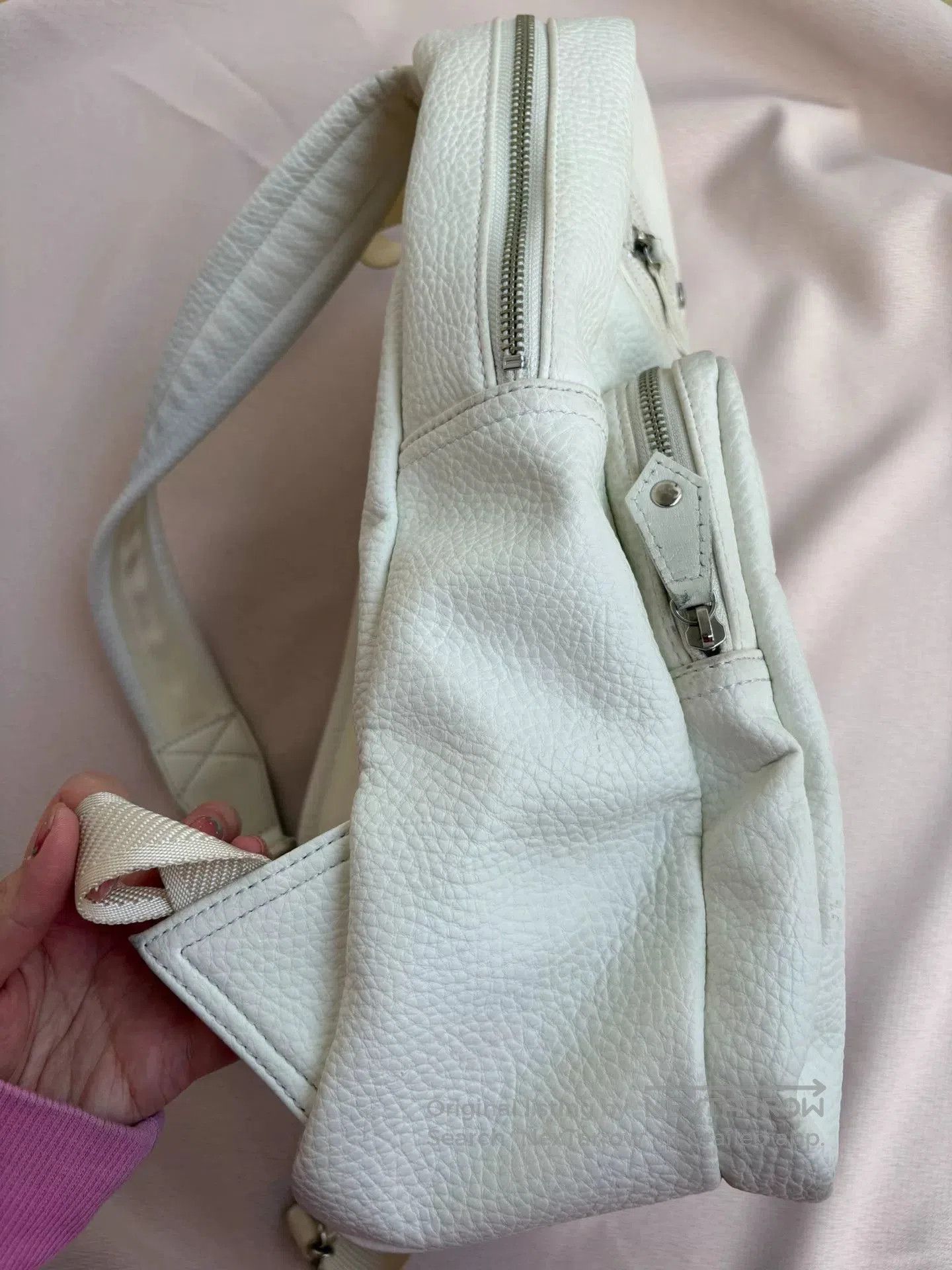 Vivienne Westwood Vivienne Westwood White Saturn Backpack. Size ONE SIZE - 5 Thumbnail