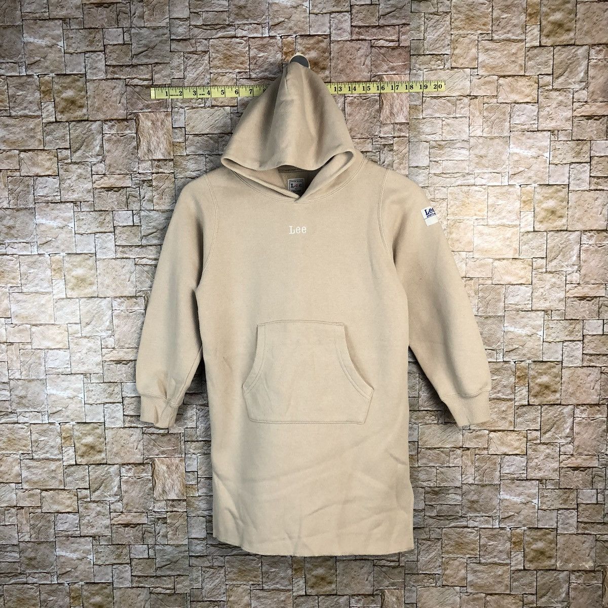 Japanese Brand × Lee Lee Brown long sweatshirt Hoodie #A872 Size XS / US 0-2 / IT 36-38 - 1 Thumbnail
