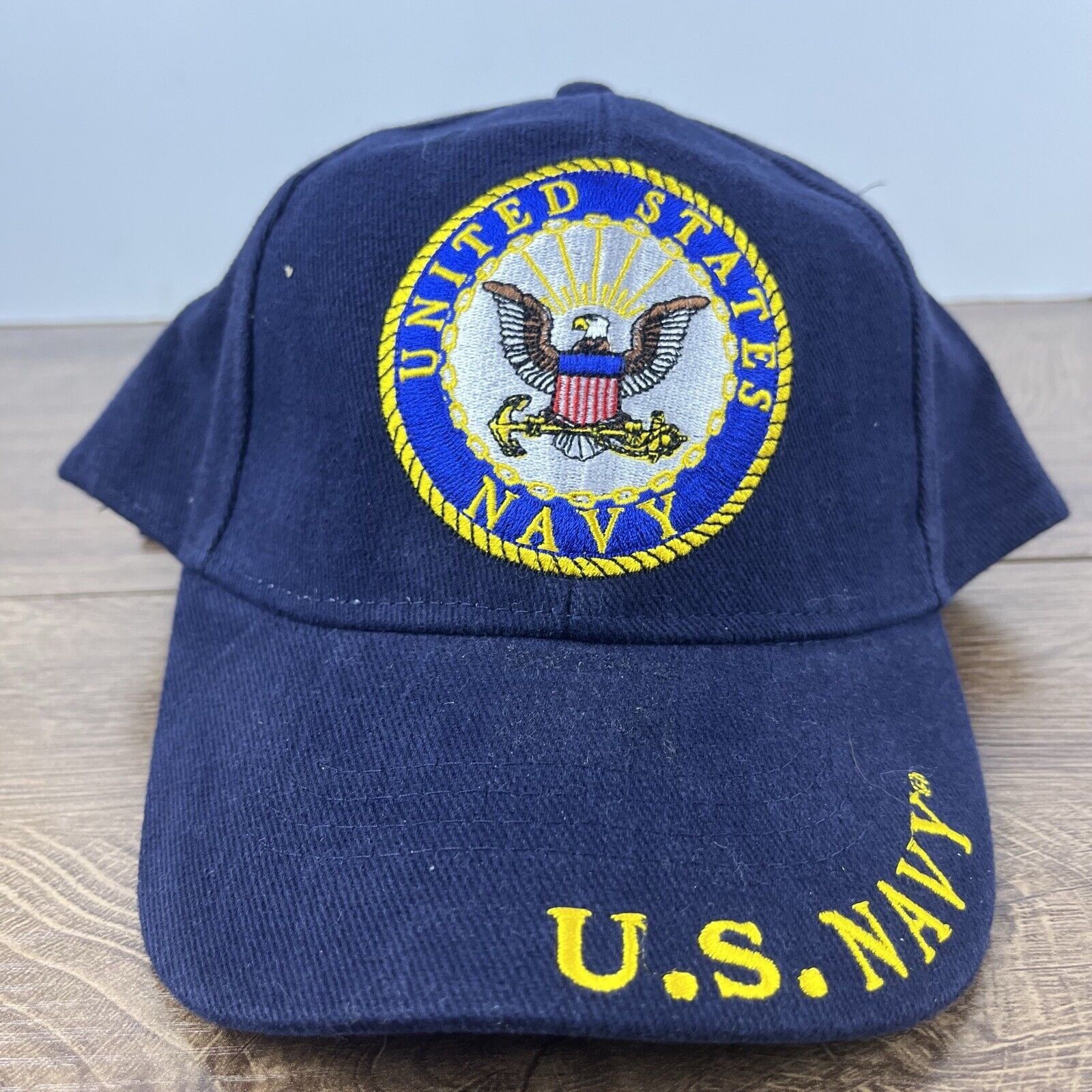 Other US Navy Hat United States Navy Hat Blue Cap Adjustable Blue Size ONE SIZE - 4 Thumbnail