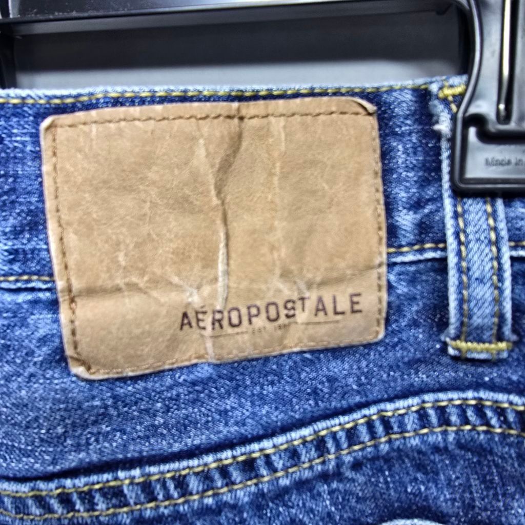 Aeropostale Men's Aeropostale Blue Driggs Slim Bootcut Jeans Waist 28 Size US 28 / EU 44 - 9 Thumbnail