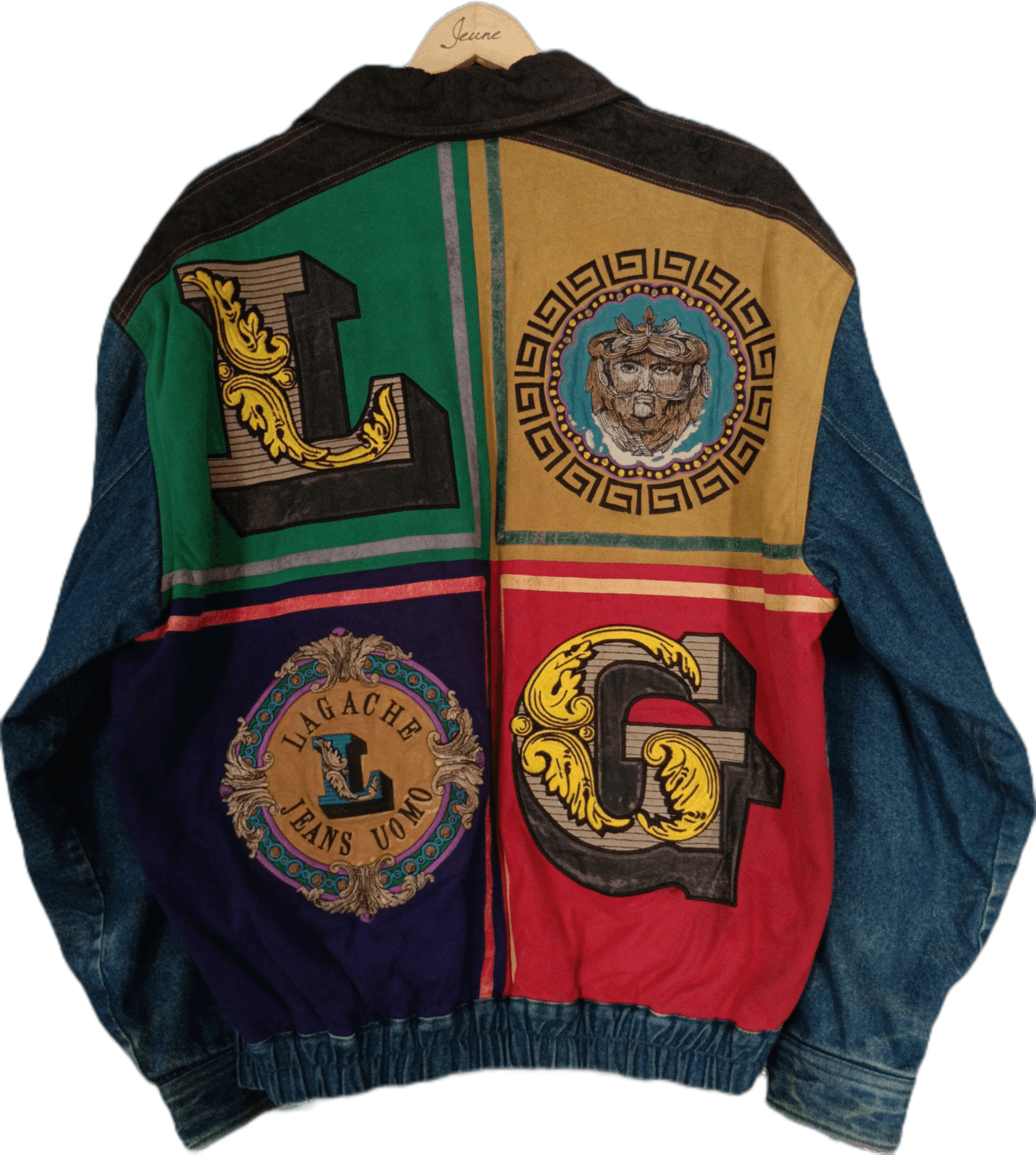 Vintage Vintage Lagache Jeans Uomo Denim oversize bomberJacket Size US M / EU 48-50 / 2 - 1 Thumbnail
