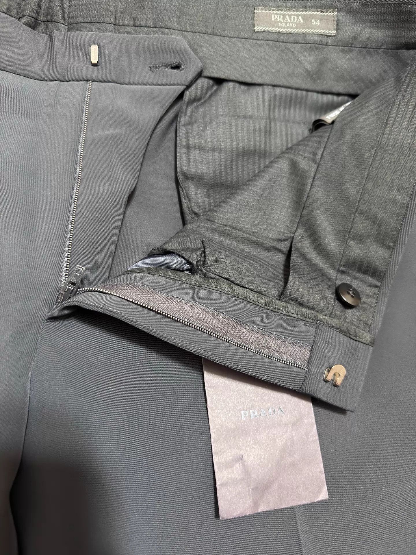 Prada Prada Straight-Leg Tech Trousers 54/56 Black Nylon-Spandex Size US 38 / EU 54 - 4 Thumbnail