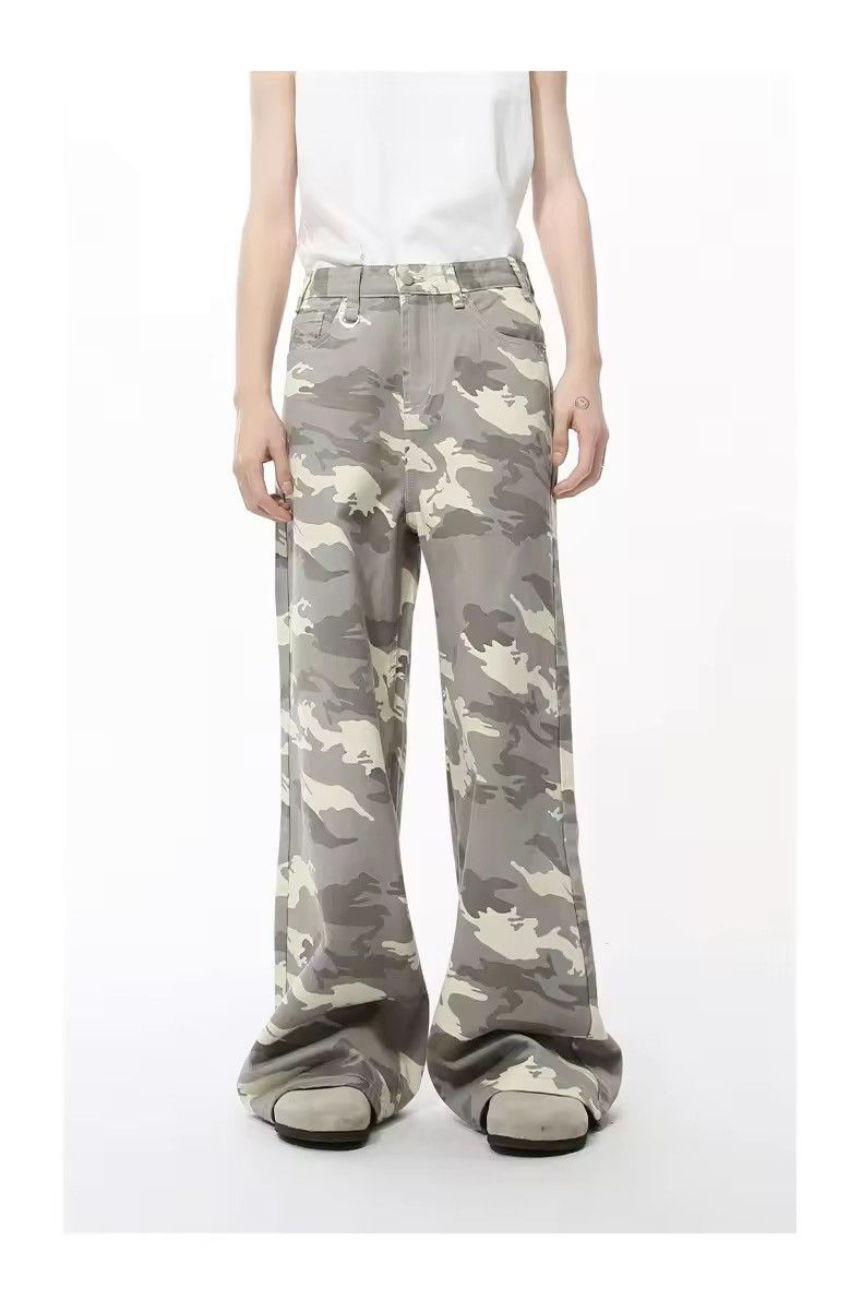 Japanese Brand × Jean Straight Bottom Camouflage Jean Size US 33 - 2 Thumbnail