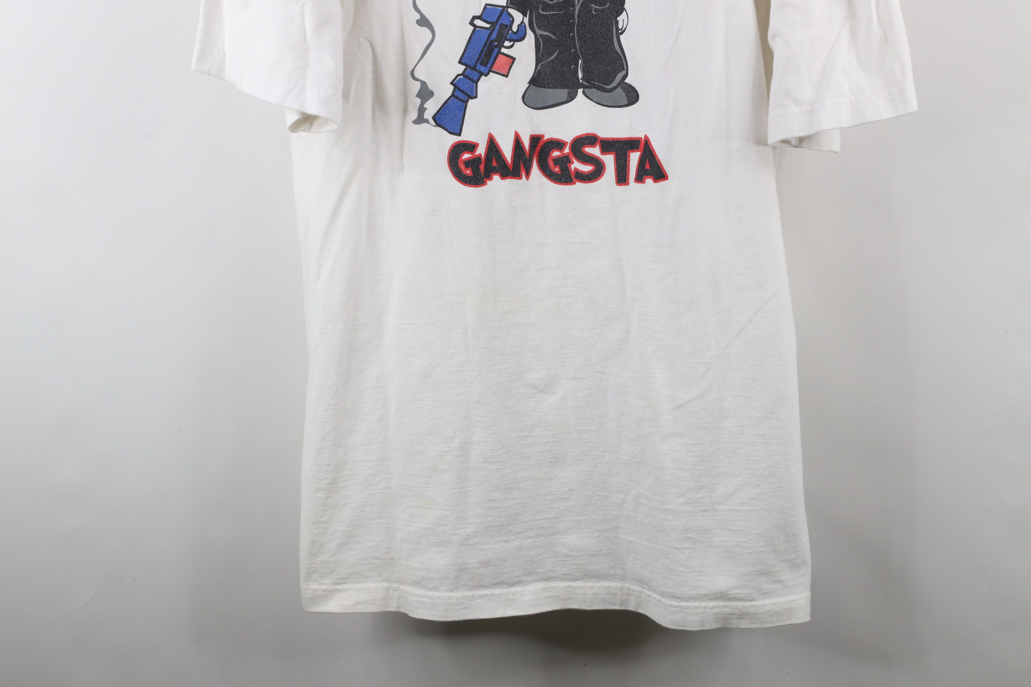 Vintage Vintage Y2K Family Guy American Gangster T-Shirt White Size US XXL / EU 58 / 5 - 3 Thumbnail