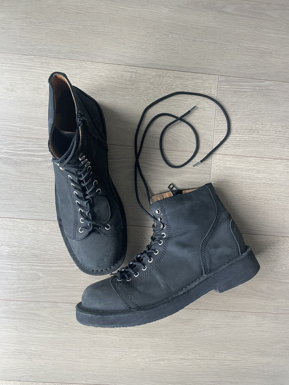 Yohji Yamamoto Pour Homme Biker Boot Size US 11 / EU 44 - 1 Thumbnail
