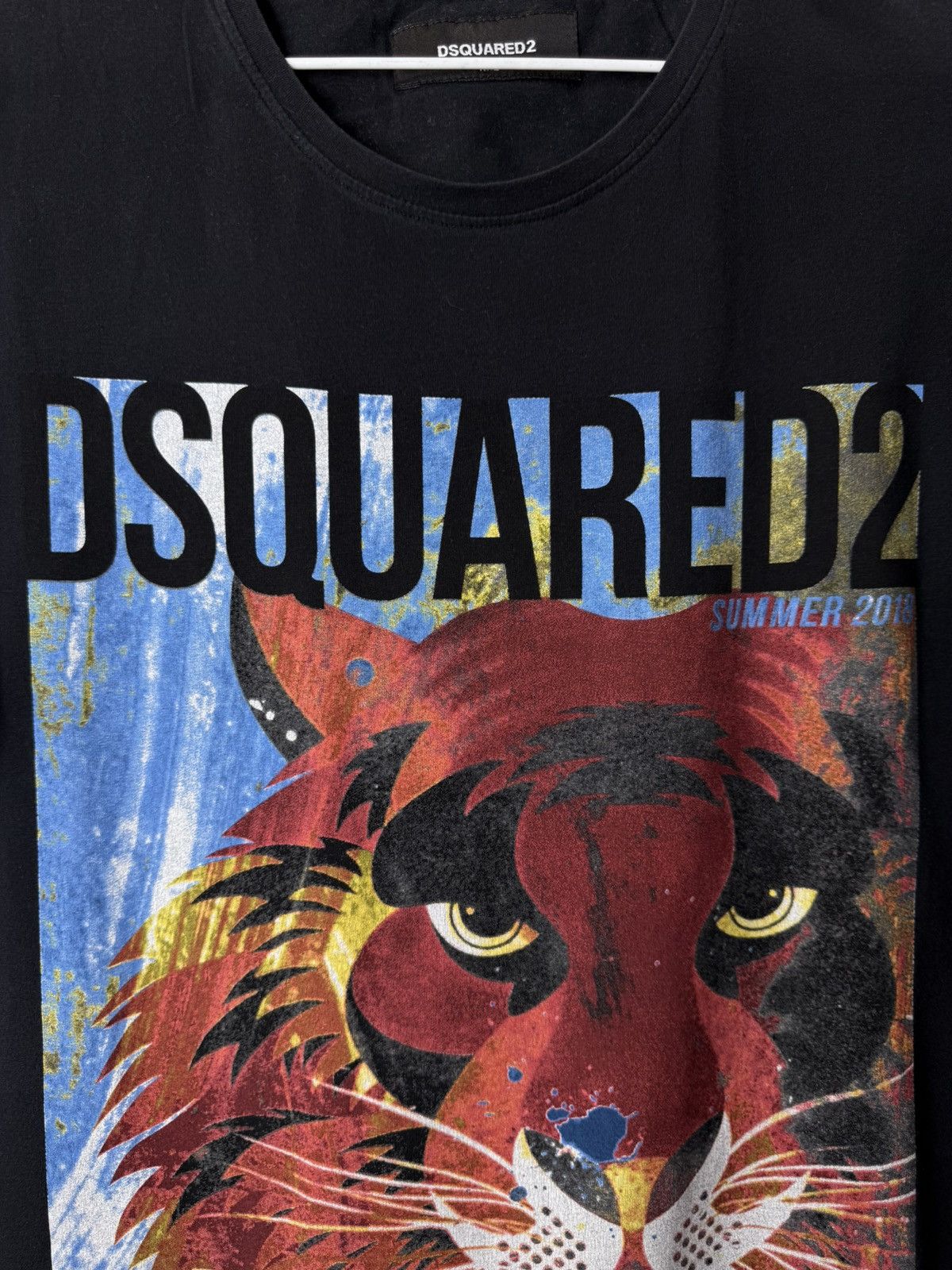 Dsquared2 Vintage Dsquared2 Orange Scouting T Shirt Luxury Size US XXL / EU 58 / 5 - 2 Thumbnail