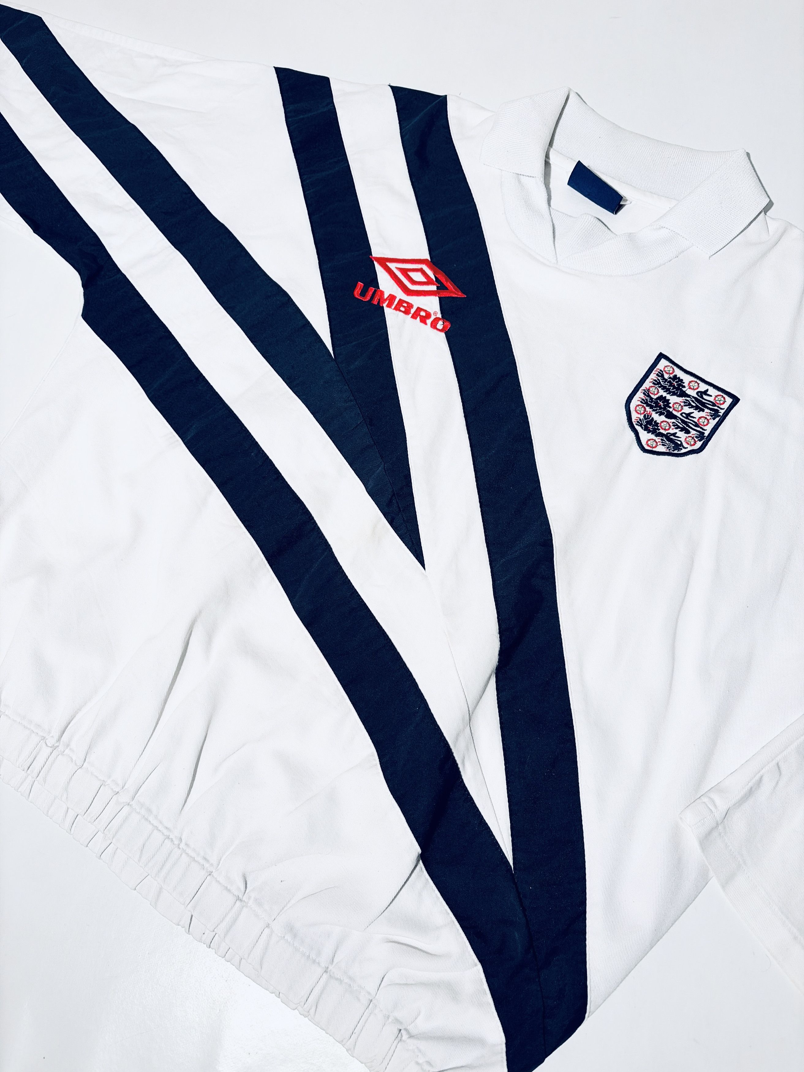 Umbro England Training Drill Top 1993 - 1995 Size US XL / EU 56 / 4 - 6 Thumbnail