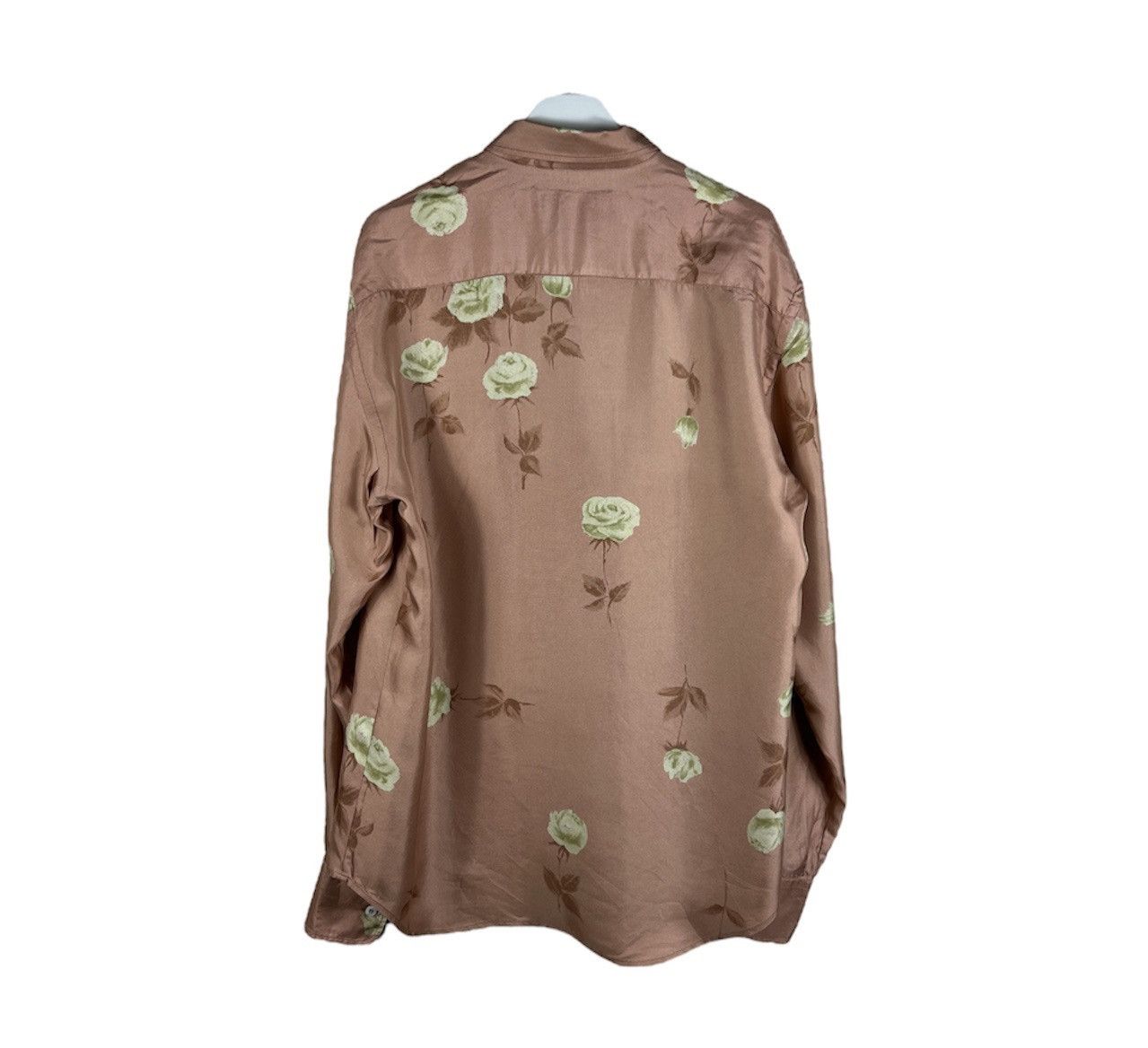 Marni Vintage Marni silk shirt full print white roses button up Size US M / EU 48-50 / 2 - 2 Thumbnail