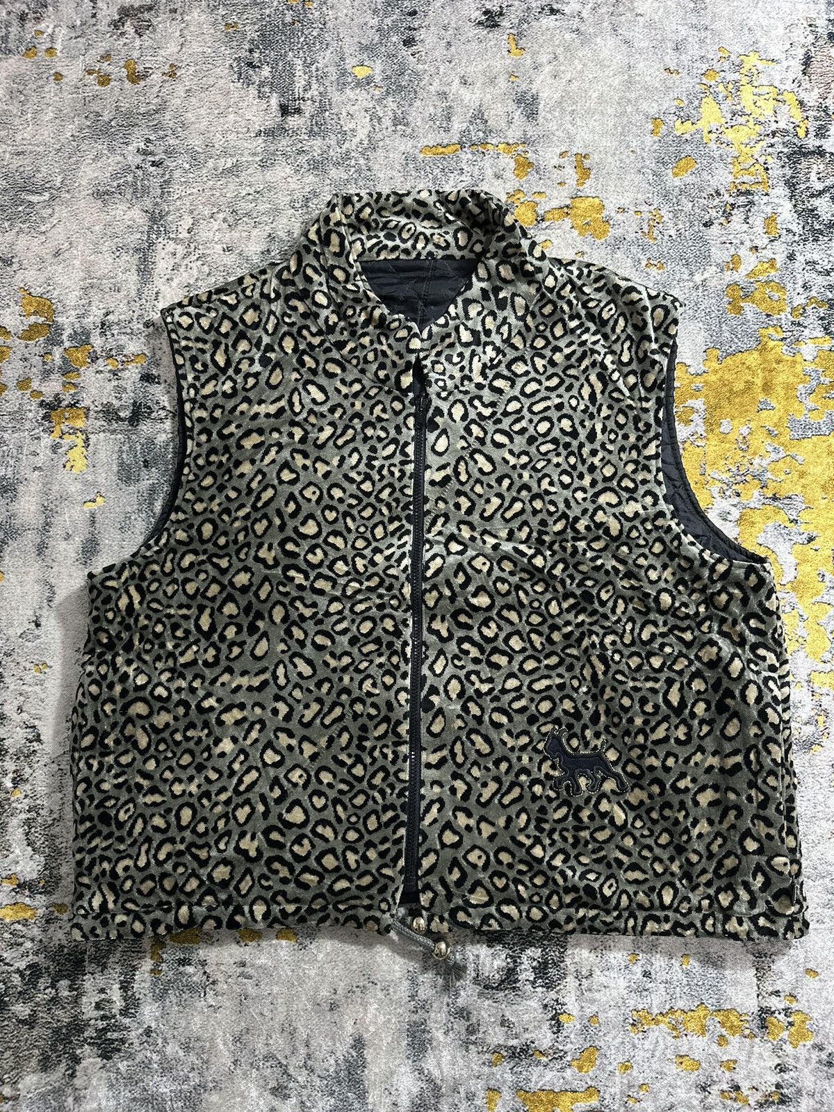 Beauty Beast × Hysteric Glamour × Japanese Brand CRAZY LEOPARD SUEDE VEST JACKET IF SIX WAS NINE LGB STYLE Size US XL / EU 56 / 4 - 1 Thumbnail