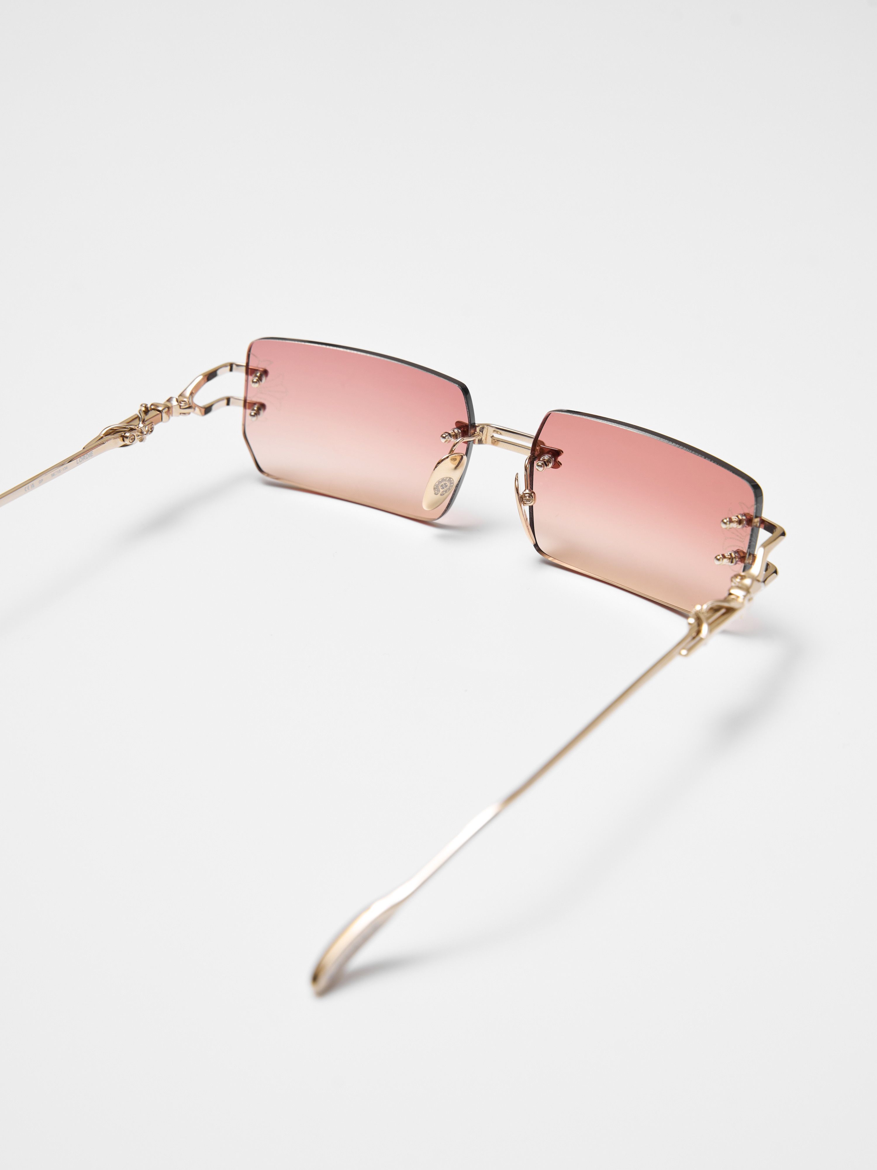 Chrome Hearts CHROME HEARTS LORDIE GOLD PLATED SUNGLASSES Size ONE SIZE - 6 Thumbnail
