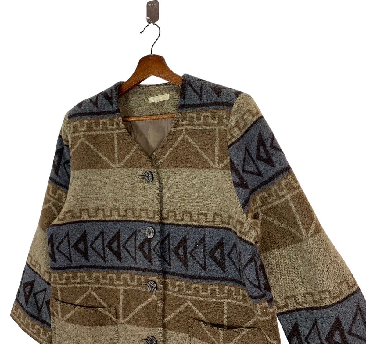Aztech Mountain × Vintage Vintage Histoire Native American Southwestern Aztec Jacket Size US M / EU 48-50 / 2 - 3 Thumbnail