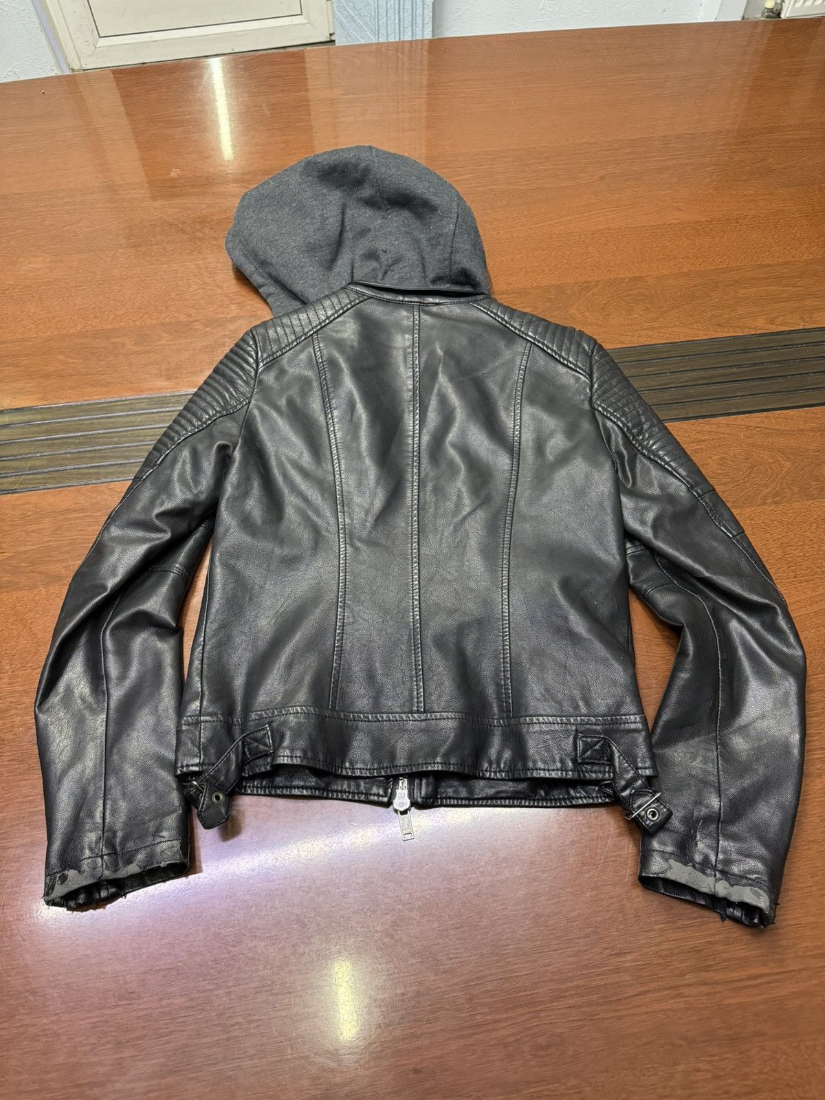 Rick Owens Vintage Hooded Open Leather Racing Jacket Size US M / EU 48-50 / 2 - 6 Thumbnail