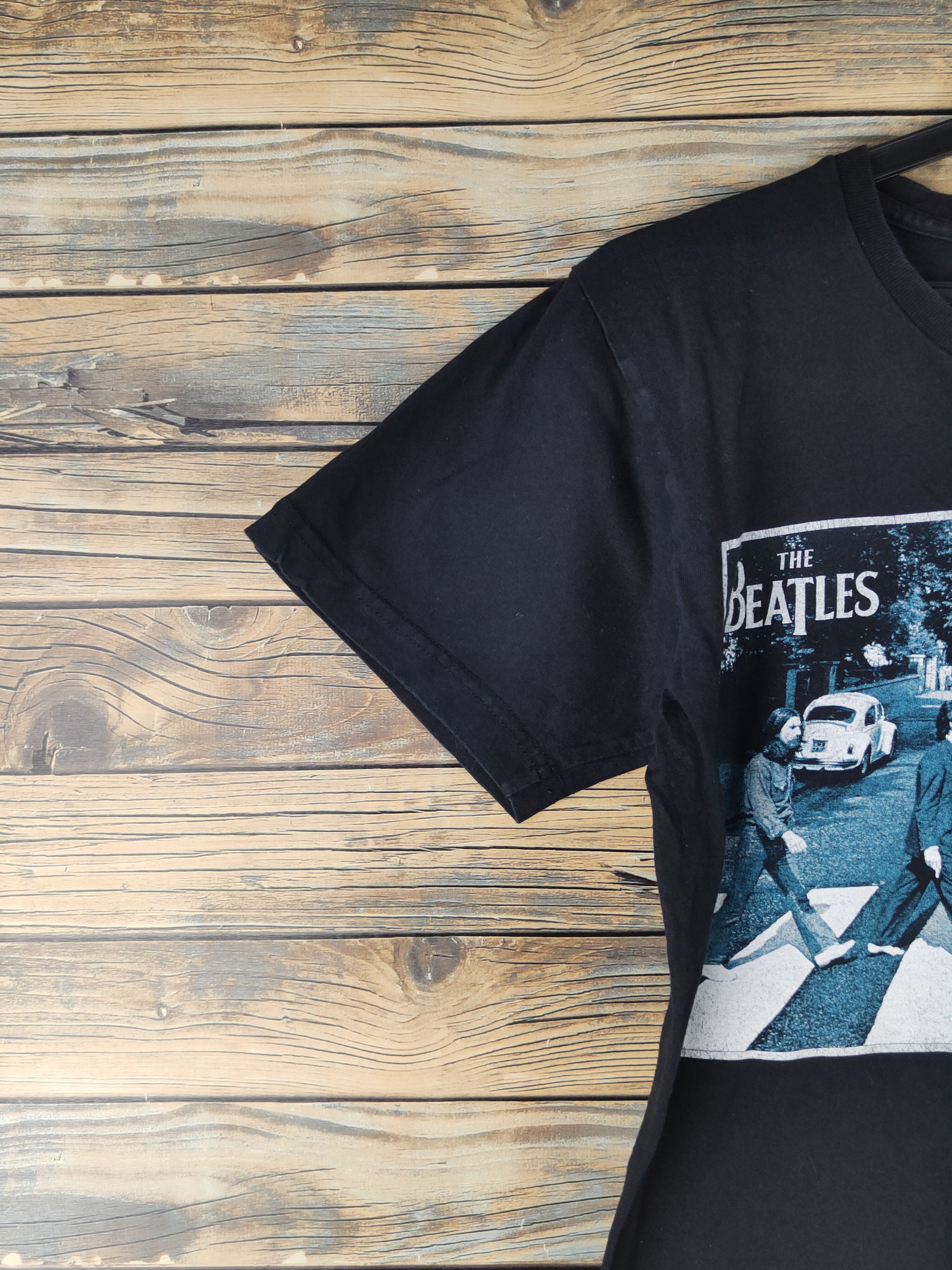 Band Tees × Vintage DL Sel Black The Beatles Short Sleeve T-shirt #2129 Size US M / EU 48-50 / 2 - 5 Thumbnail