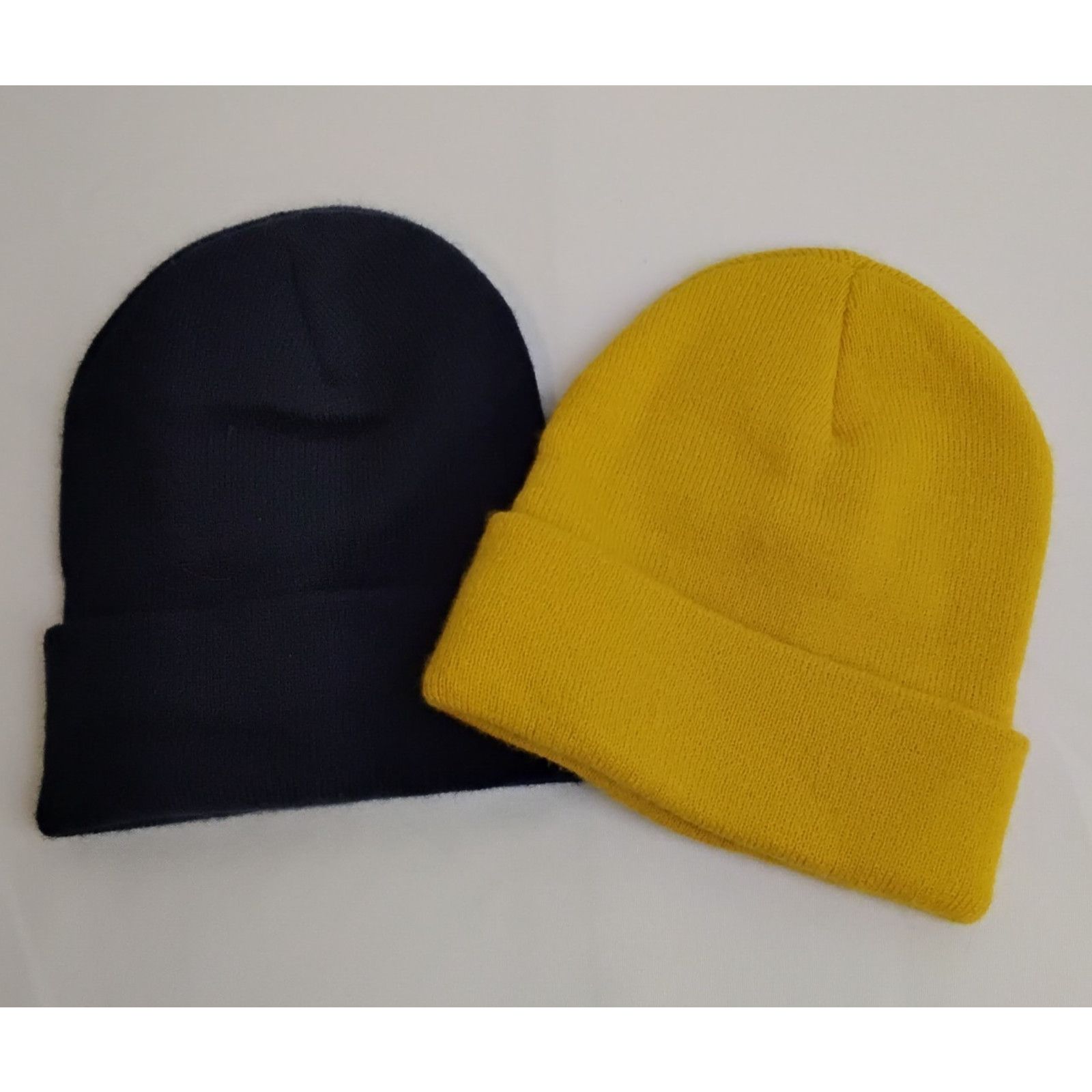 Filson CC Filson Beanies Lot of 2 Knit Hats Blue/Yellow USA Size ONE SIZE - 3 Thumbnail