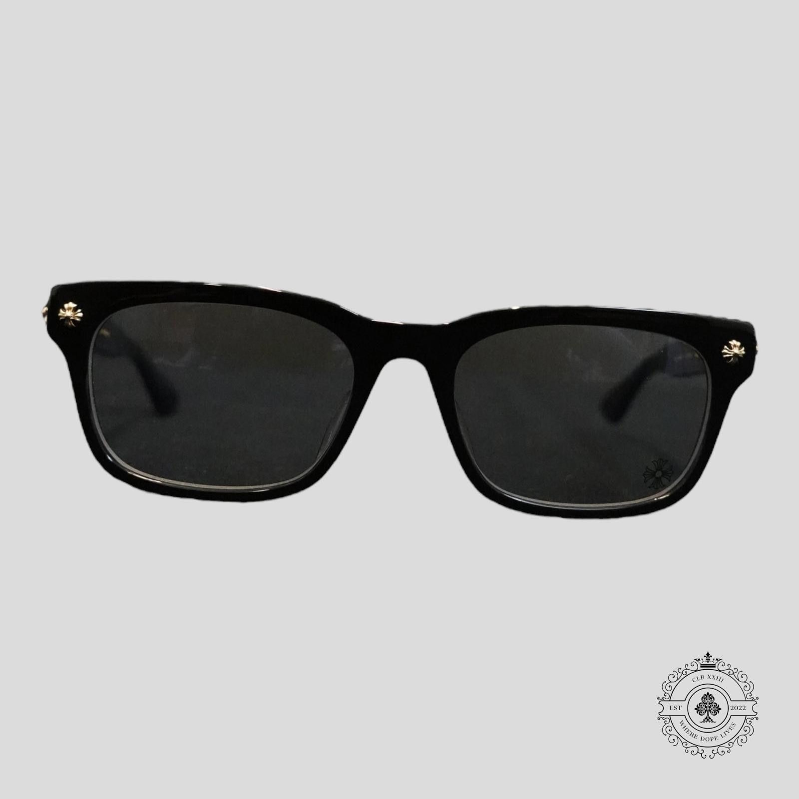 Chrome Hearts Chrome Hearts Vagilante Glasses in Black/Gold Size ONE SIZE - 3 Thumbnail