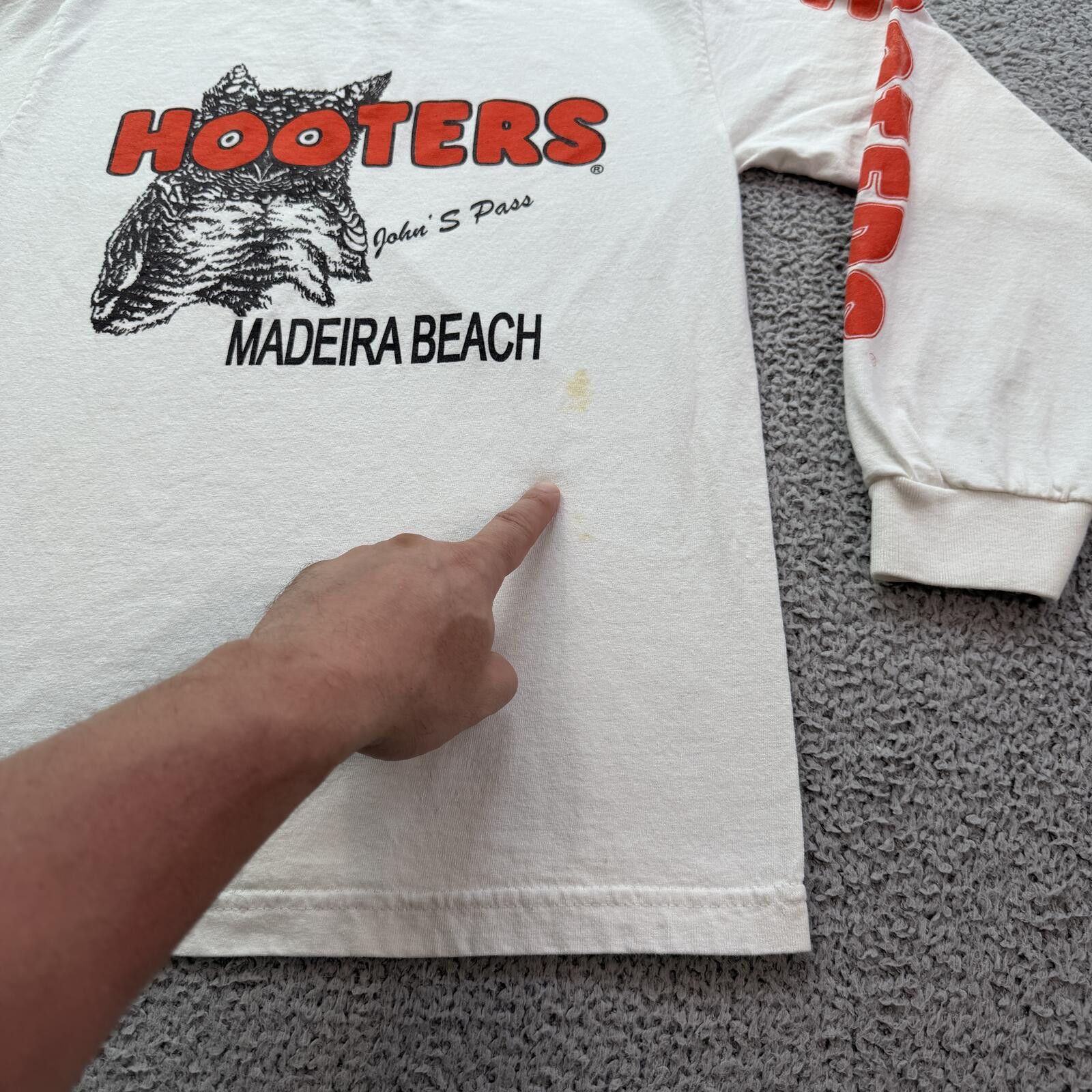 Other Vintage Hooters Madeira Beach Long Sleeve Shirt Y2K S Size US S / EU 44-46 / 1 - 6 Thumbnail