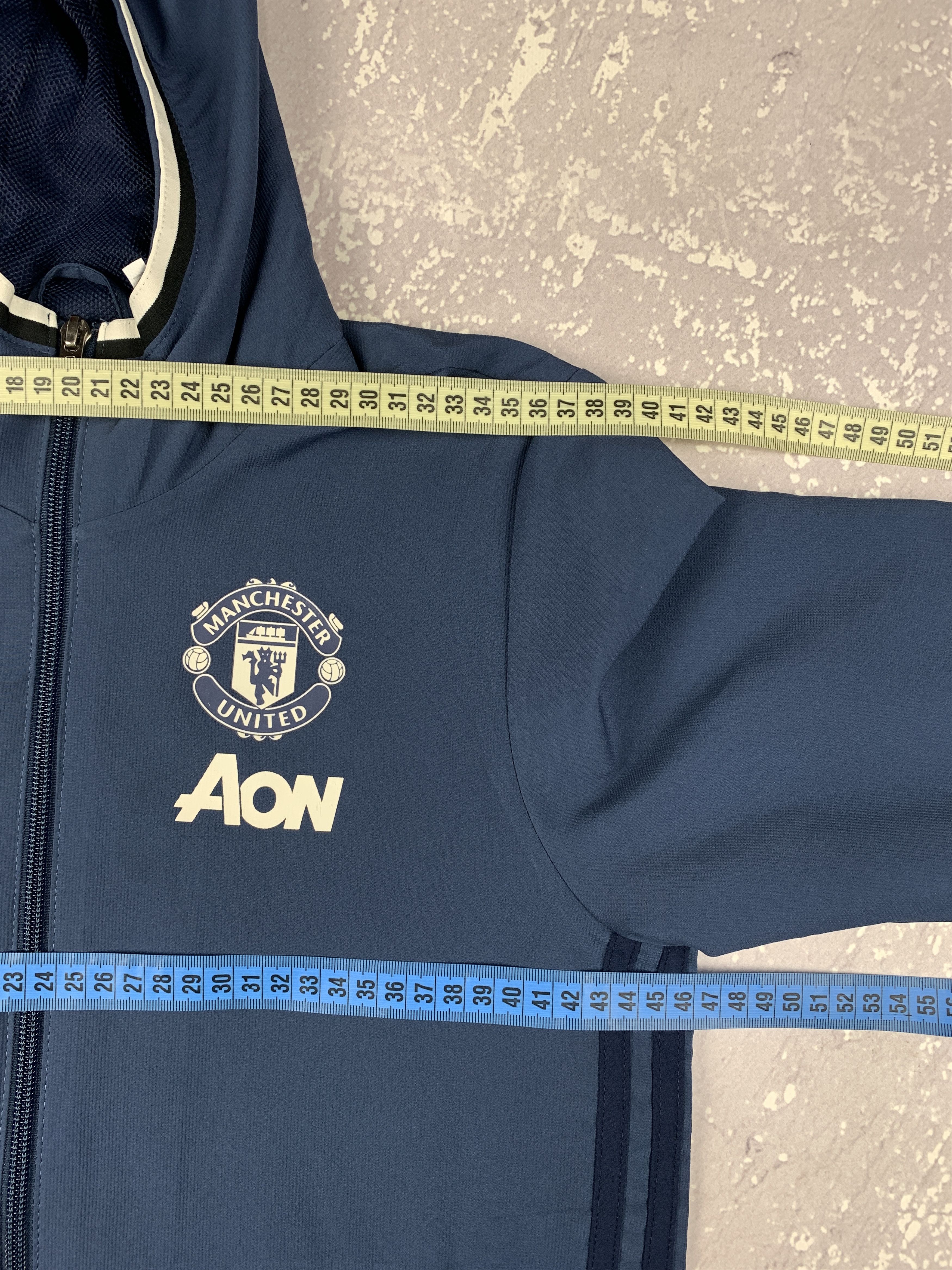 Adidas 2016 Adidas Manchester United Training Hoodie Jacket Youth Size US XXS / EU 40 - 11 Thumbnail