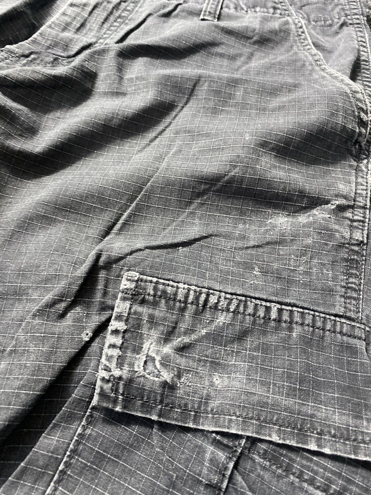 Carhartt 🔥Vntg Carhartt Distressed Ripped Hard Work Cargo Pants Mens Size US 32 / EU 48 - 8 Thumbnail
