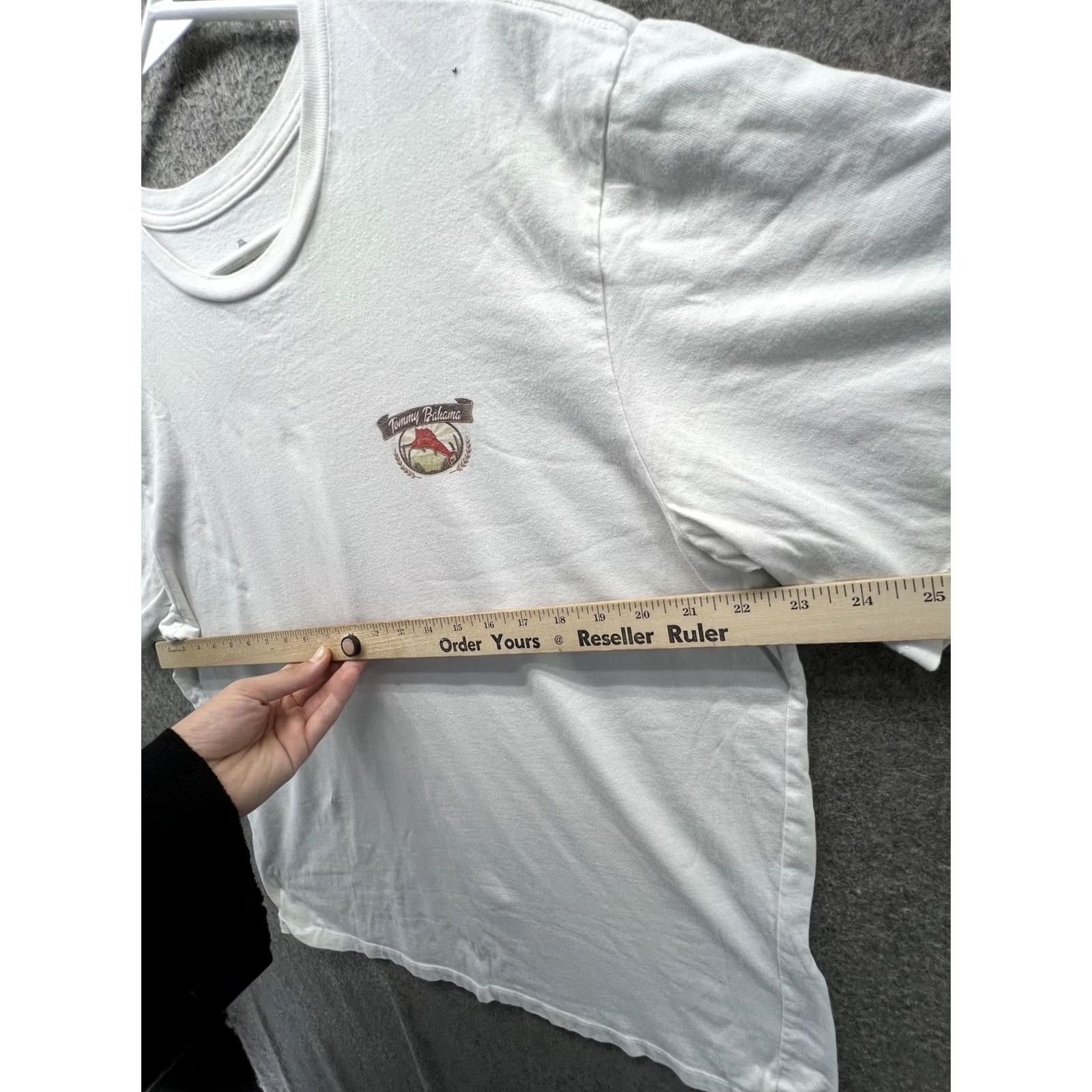 Tommy Bahama Tommy Bahama Shirt Mens XL White Relax Logo Tee Summer Tap Room Vintage EUC Size US XL / EU 56 / 4 - 2 Thumbnail