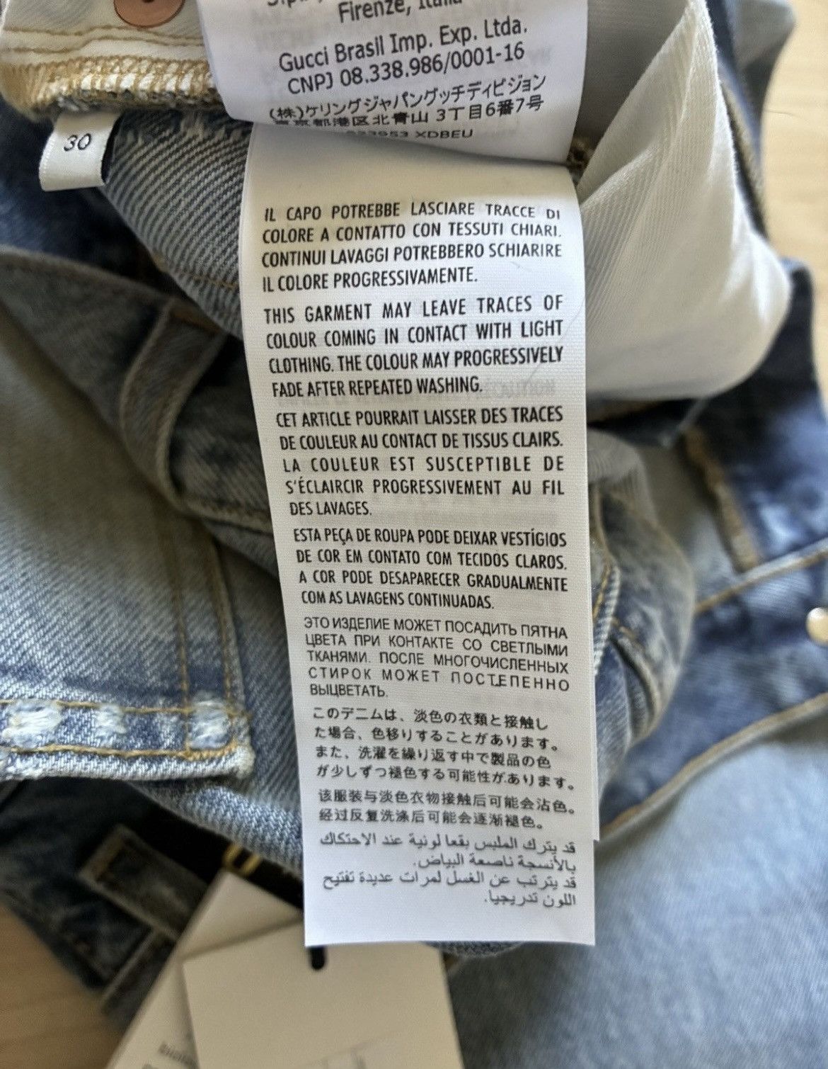 Gucci Gucci Distressed Slim Fit Jeans Size US 30 / EU 46 - 14 Thumbnail