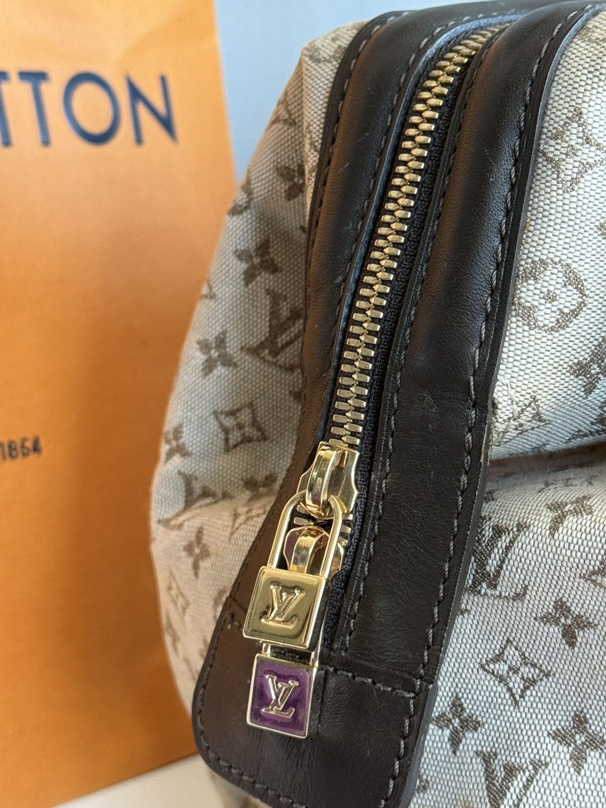 Louis Vuitton Louis Vuitton Gris Monogram Mini Lin Joséphine GM Size ONE SIZE - 6 Thumbnail