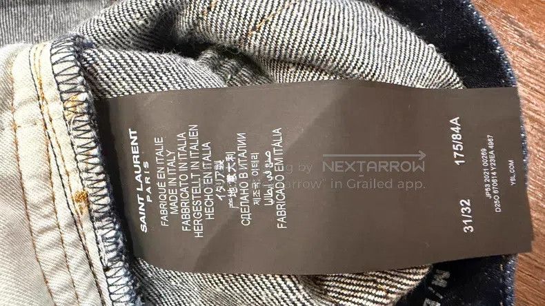 Saint Laurent Paris Saint Laurent Paris Polka Dot Mesh Men's Jeans Size US 32 / EU 48 - 7 Thumbnail