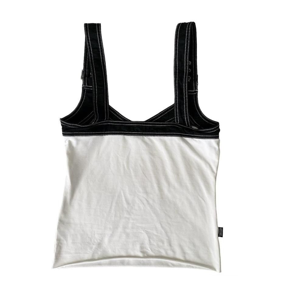 Moschino Iconic Moschino Jeans tank top with buckles. Made in Italy Size S / US 4 / IT 40 - 3 Thumbnail